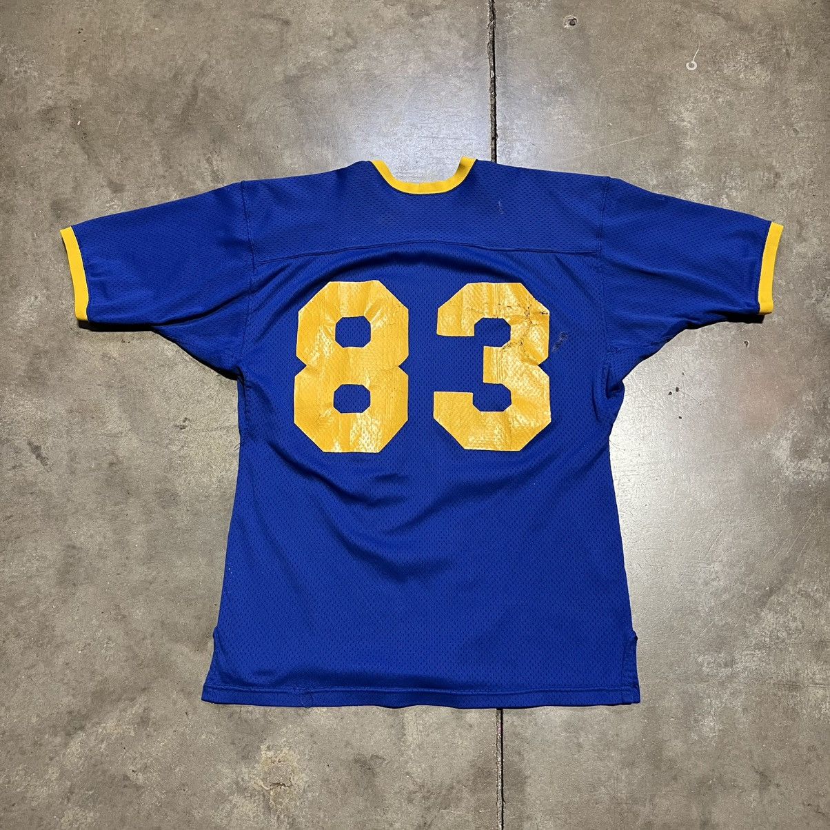Vintage Vintage 80s Mesh Football Jersey Benton Ringer Warm Up USA Size US M / EU 48-50 / 2 - 6 Thumbnail