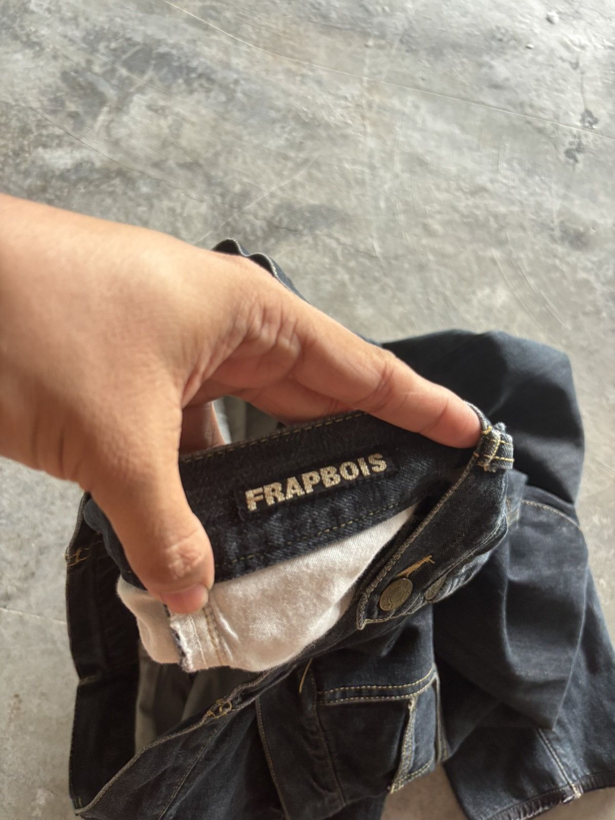 Frapbois FRAPBOIS doublewaist experimental jeans japanese punk gothic Size US 32 / EU 48 - 5 Thumbnail
