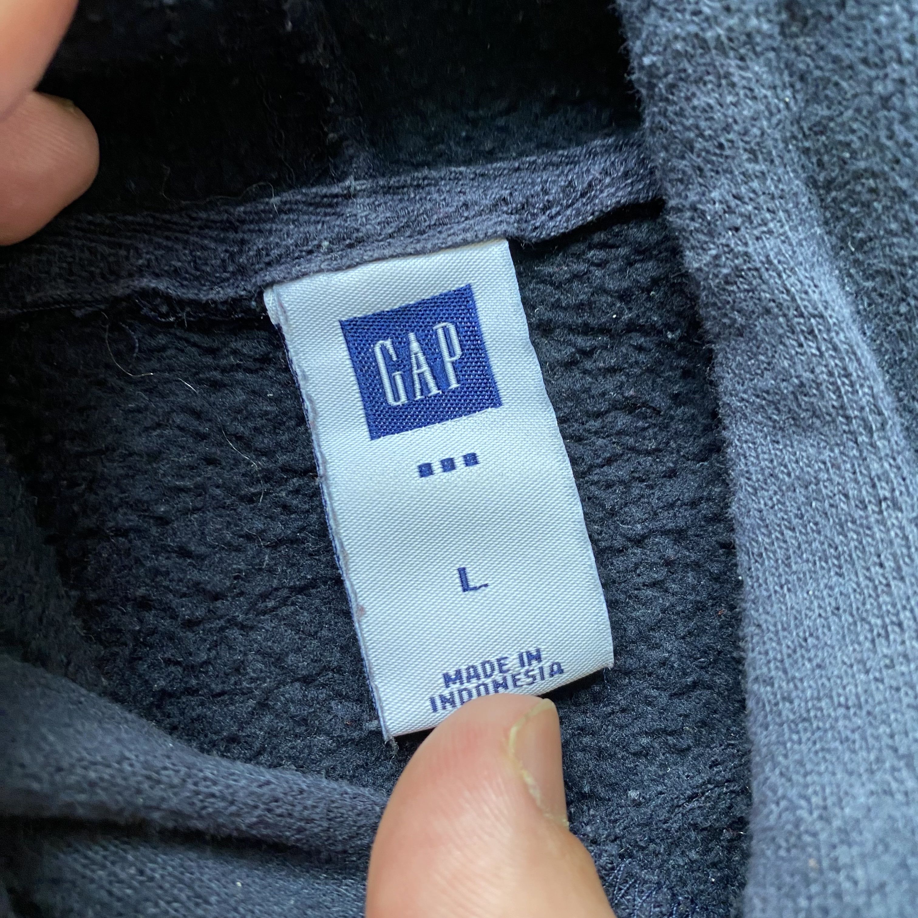 Gap 🛹 Vintage Gap Boxy Hoodie center logo Y2K Size US M / EU 48-50 / 2 - 6 Thumbnail
