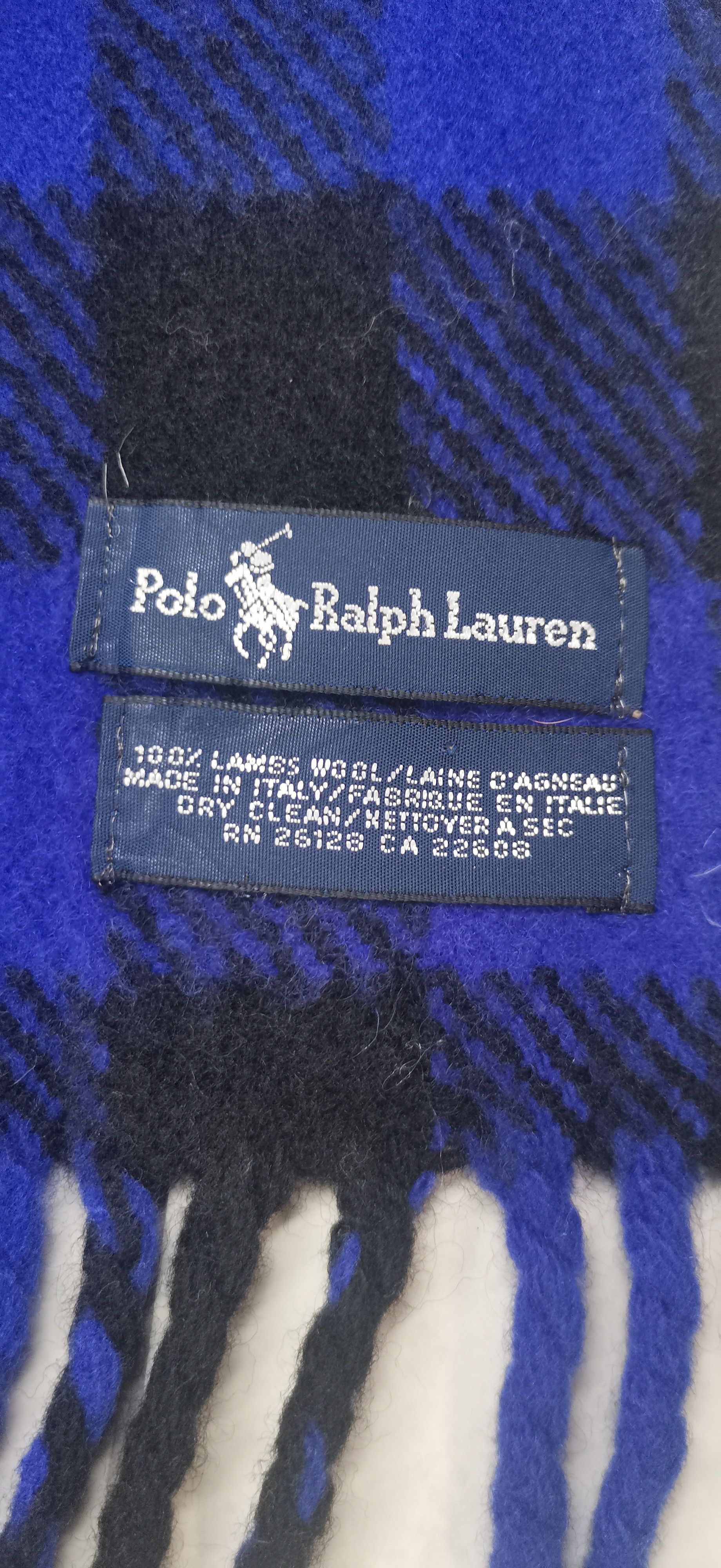 Polo Ralph Lauren Vintage Polo Ralph Lauren Skinny Scarf – Classic Navy Size ONE SIZE - 6 Thumbnail