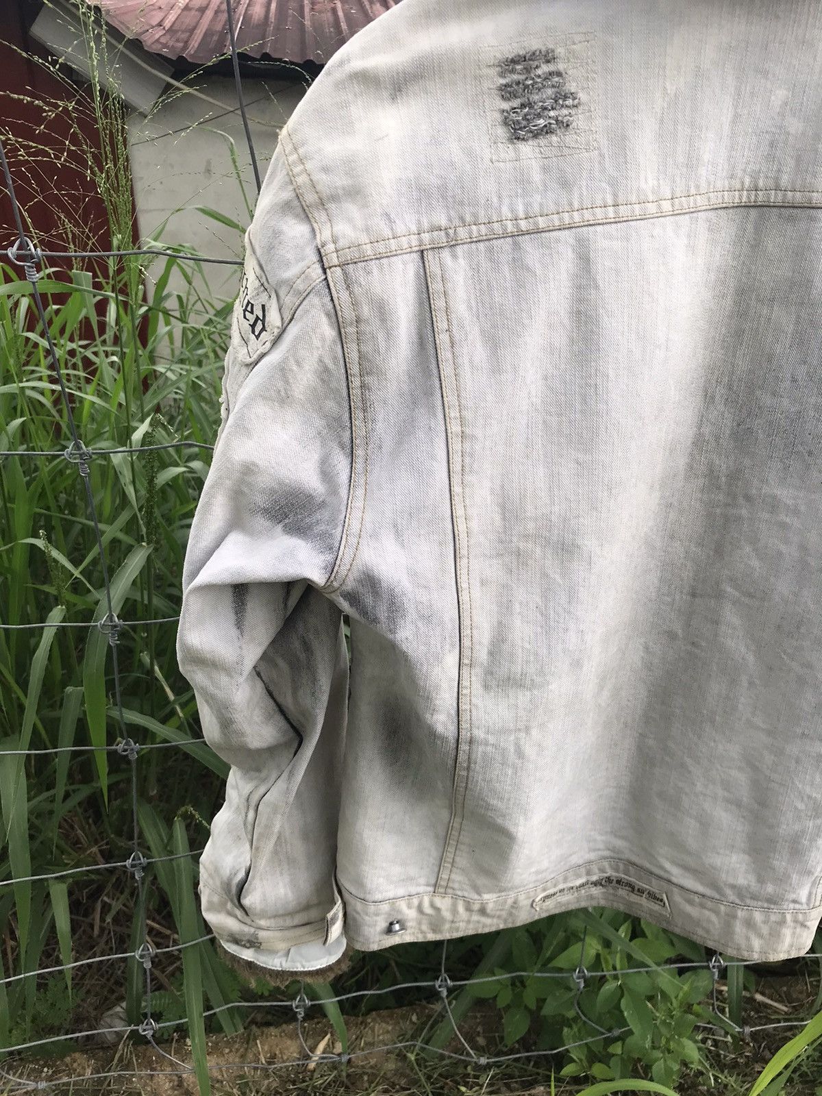 If Six Was Nine × In The Attic In The Attic Mink Fur Denim Jacket Size US M / EU 48-50 / 2 - 7 Thumbnail