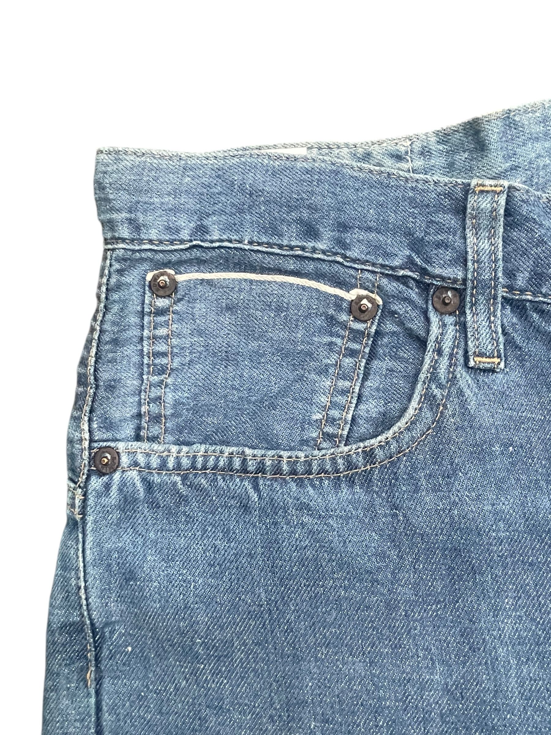 Edwin Vintage Edwin 505SS9 Grand Blue Selvedge Jeans Size US 33 - 3 Thumbnail