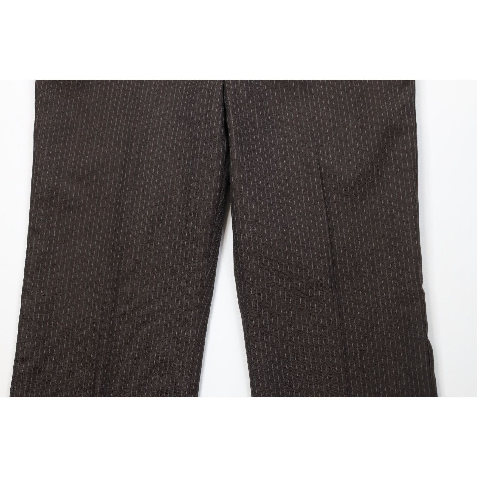 Vintage Vintage 70s 3 Piece Wool Pinstriped Suit Bell Bottoms Size 44L - 11 Thumbnail