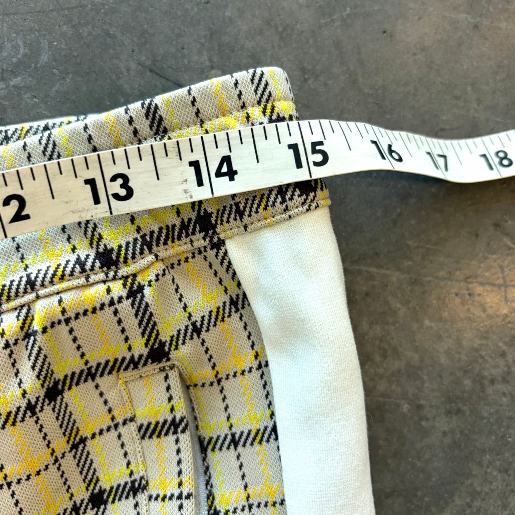 Tory Burch VINTAGE Tory Burch Plaid Yellow Women's Golf Pants Size Small Size 28" / US 6 / IT 42 - 6 Thumbnail