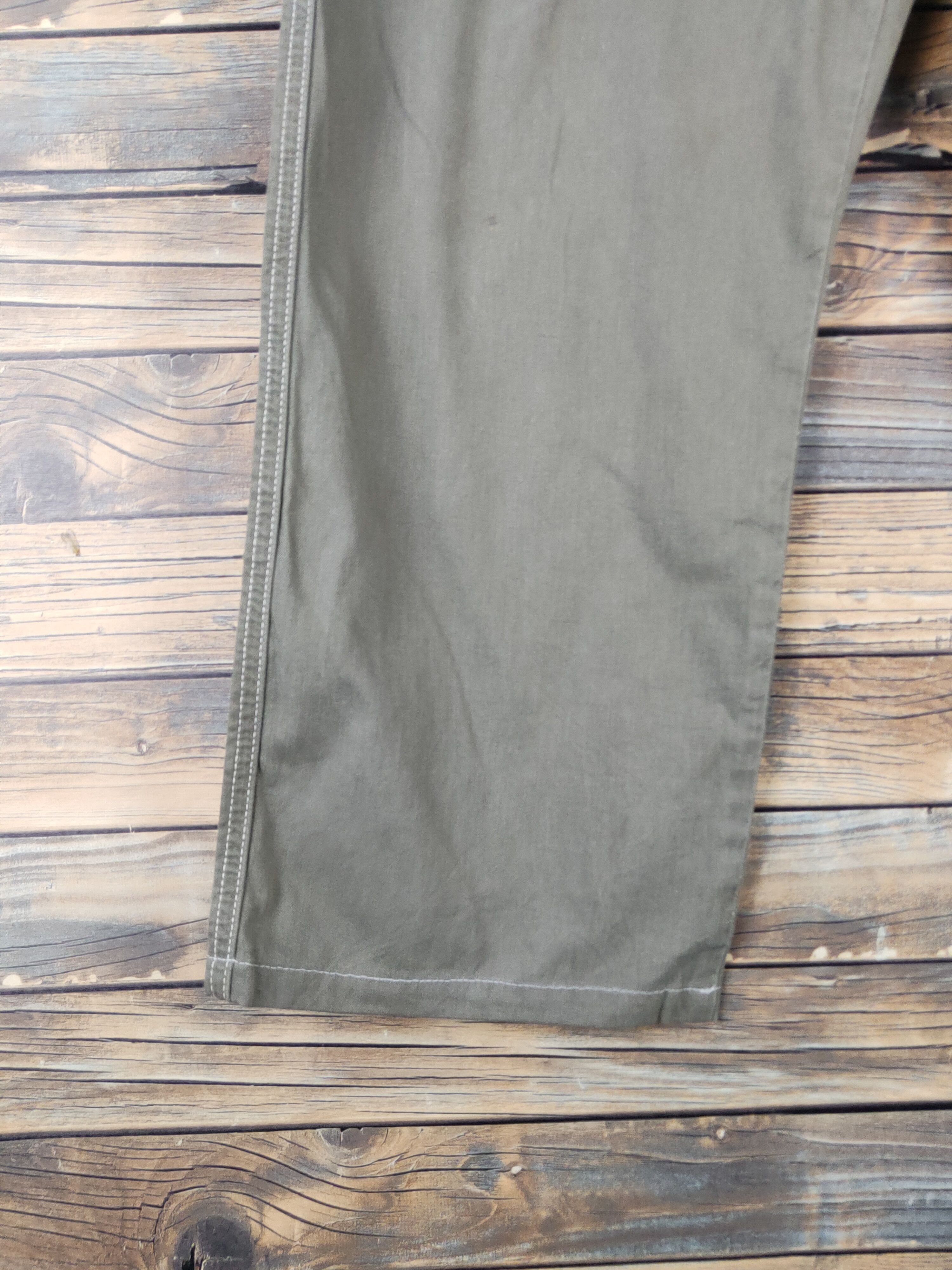 Edwin DL Edwin Green Multipocket Tactical Cargo Pants #817 Size US 35 - 4 Thumbnail