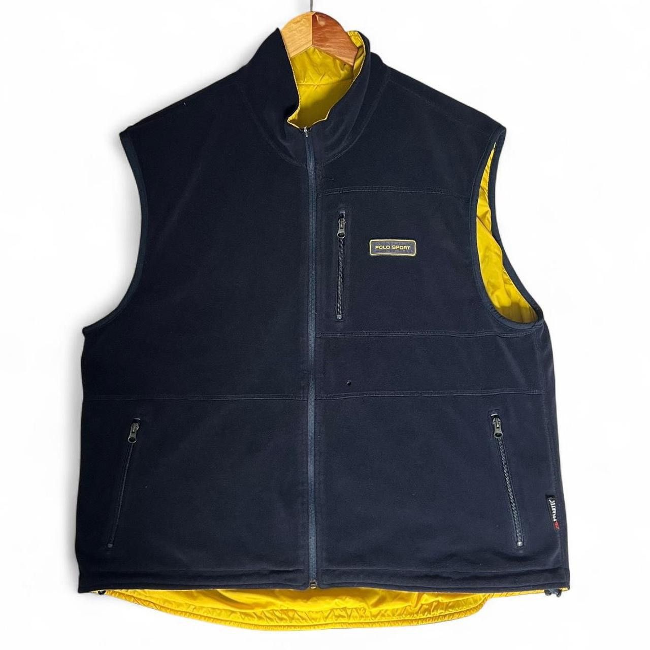 Polo Ralph Lauren Vintage Polo Sport Ralph Lauren Nylon Fleece Reversible Vest Size US XXL / EU 58 / 5 - 4 Thumbnail