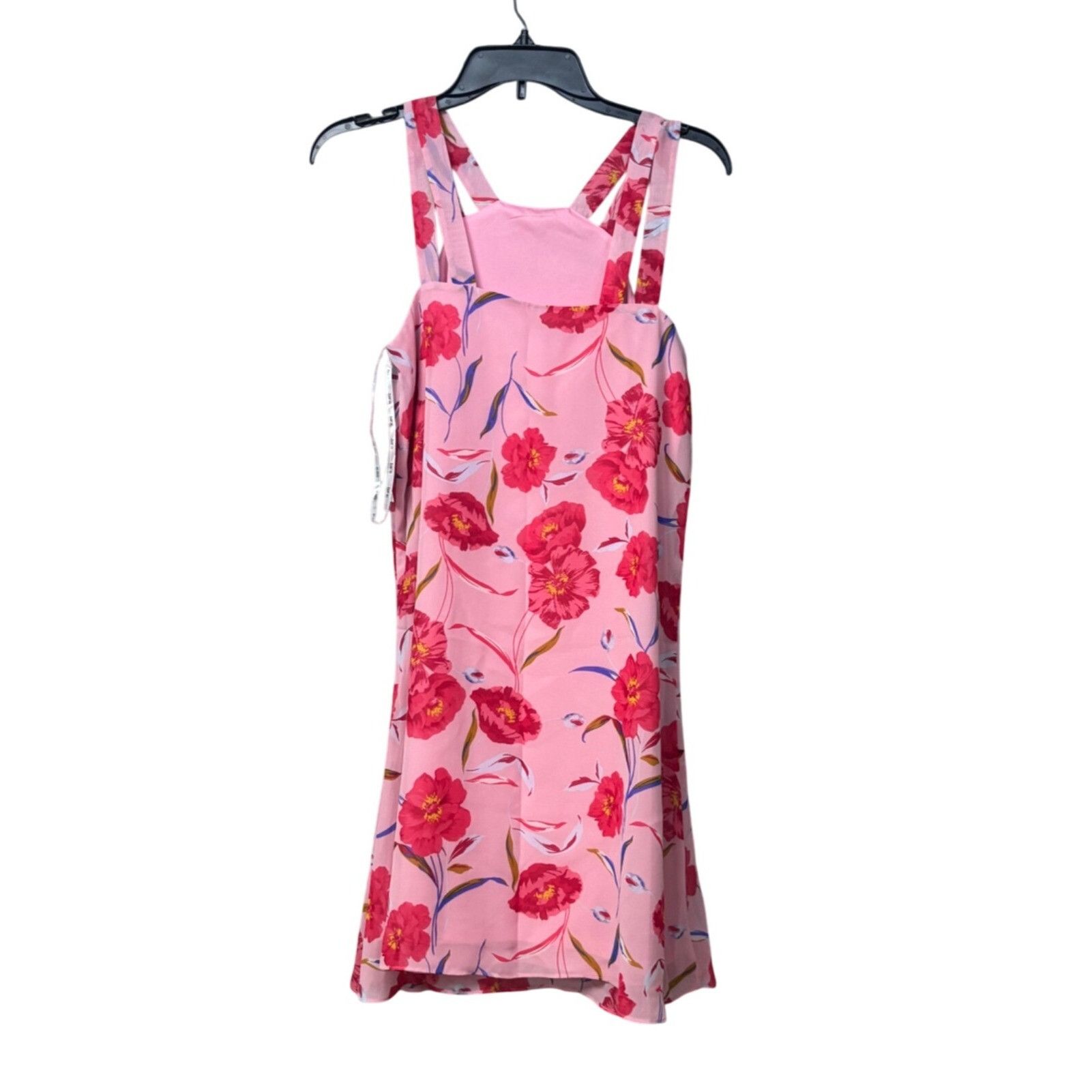 Bar III Bar III Printed Trapeze Dress, Pink/Red, Sz. XS Size XS / US 0-2 / IT 36-38 - 14 Thumbnail