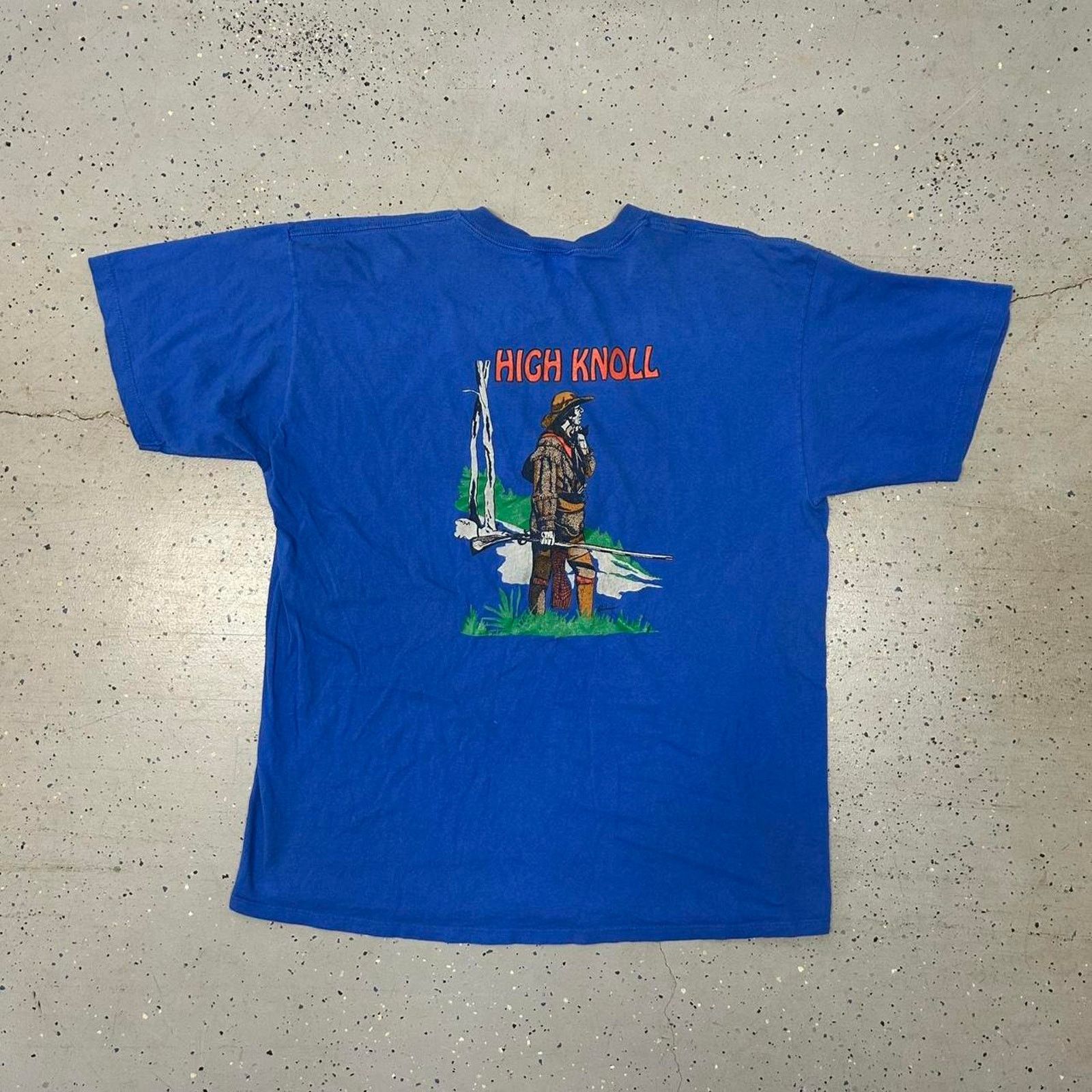 Tultex 90s vintage High Knoll graphic tee Size US XXL / EU 58 / 5 - 1 Thumbnail