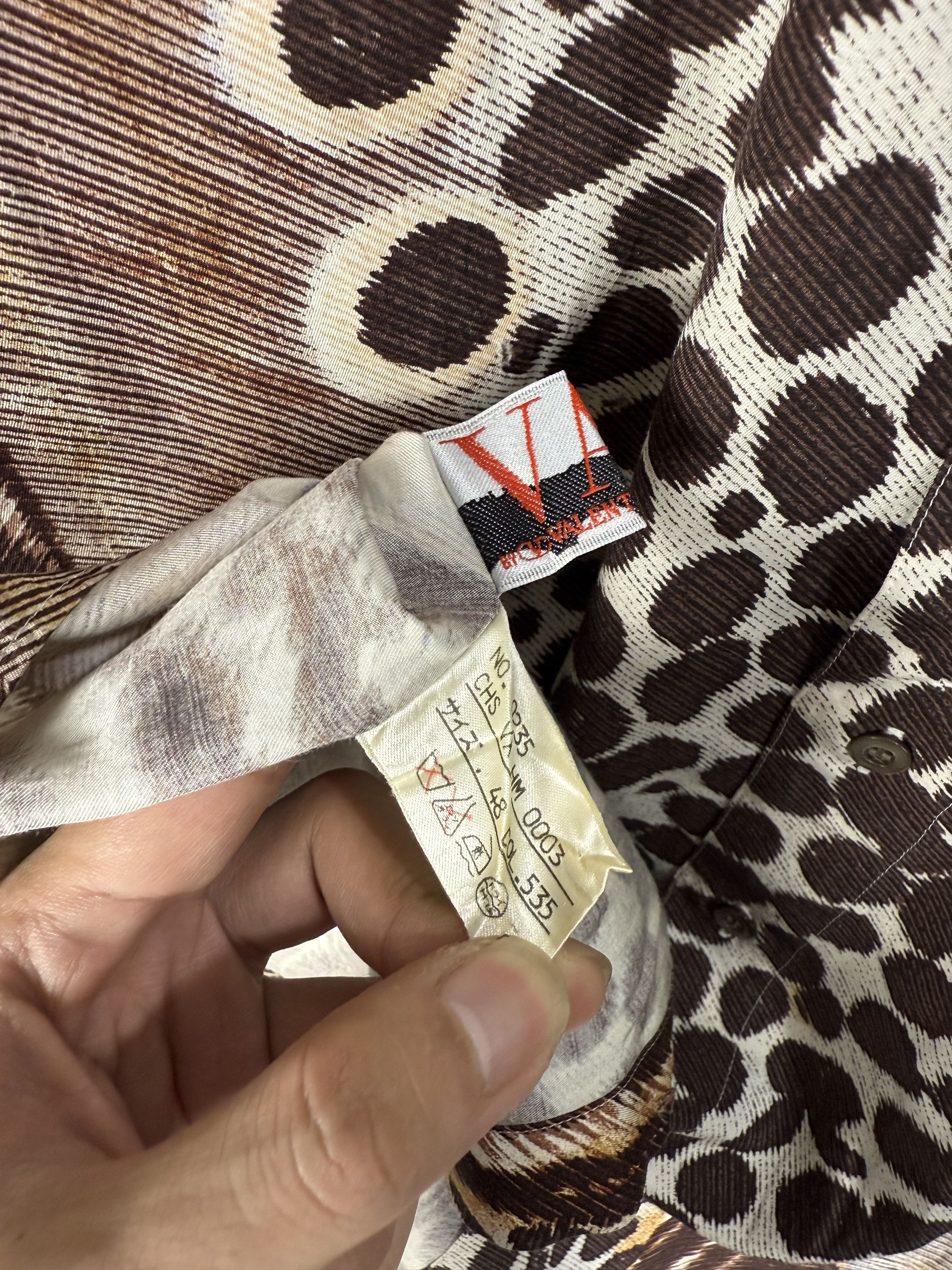 Valentino Valentino Valentino Garavani Abstract Animal Pattern Shirt Size US M / EU 48-50 / 2 - 9 Thumbnail
