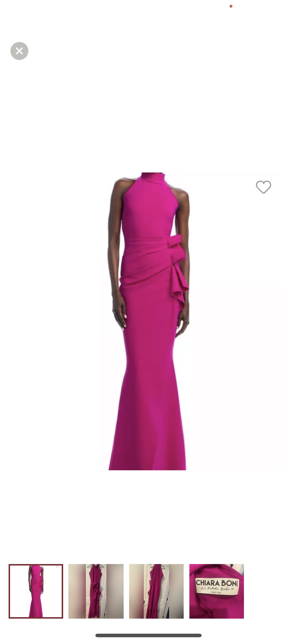 image of Chiara Boni Gorgeous Evening Dress in Fuschia, Women's (Size Small)