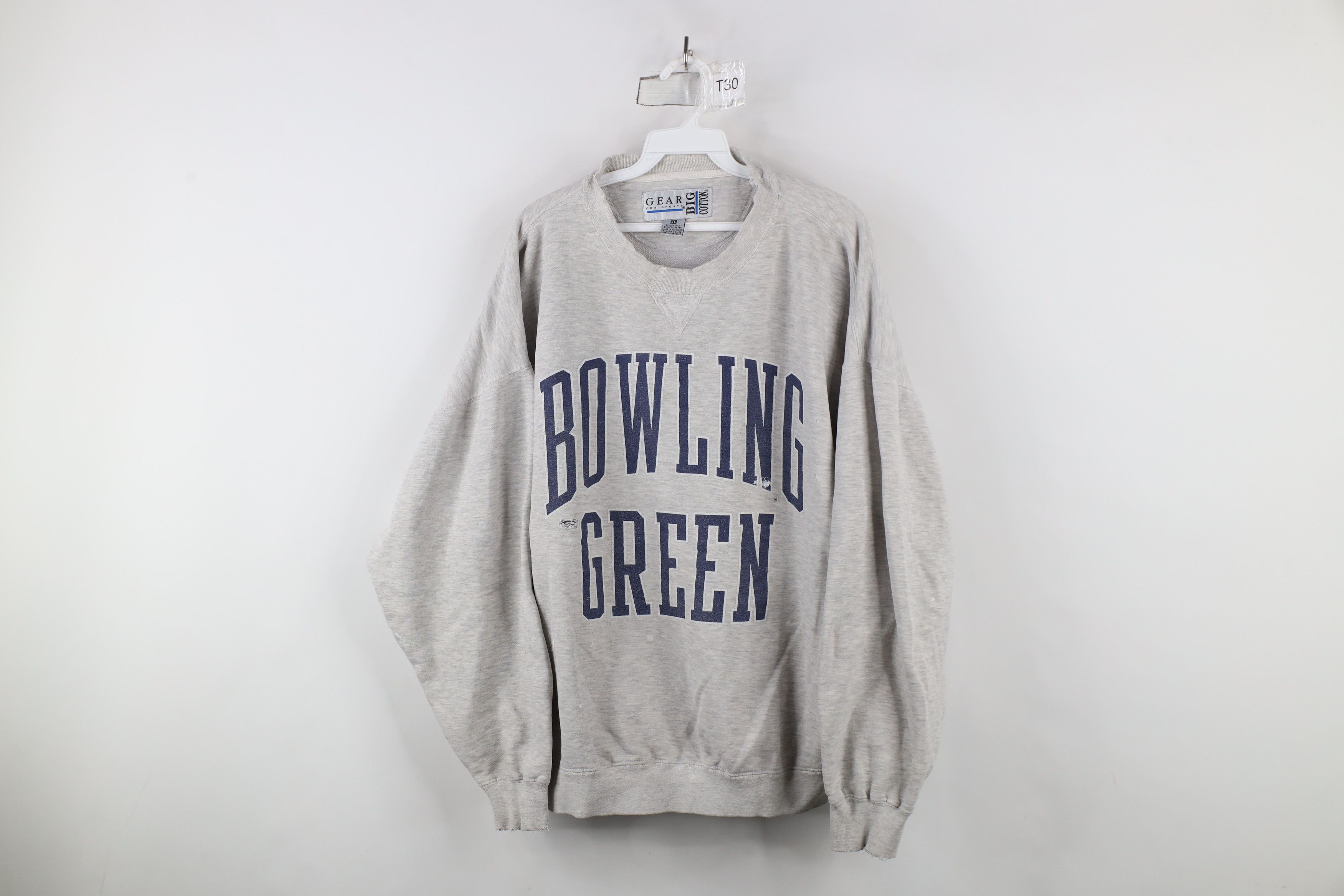 Vintage Vintage 90s Spell Bowling Green State University Sweatshirt Size US XL / EU 56 / 4 - 1 Thumbnail