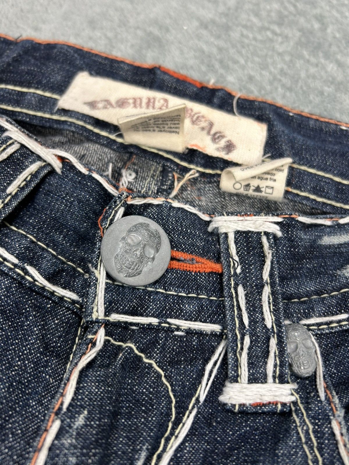 True Religion Vintage 00’s Laguna Beach Jeans co Flared Jeans Size US 31 - 6 Thumbnail