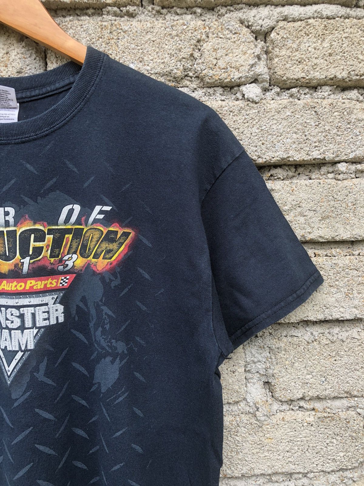 NASCAR × Vintage Vintage Y2K Tour Of Distruction Monster Jam Tshirt Size US M / EU 48-50 / 2 - 18 Thumbnail