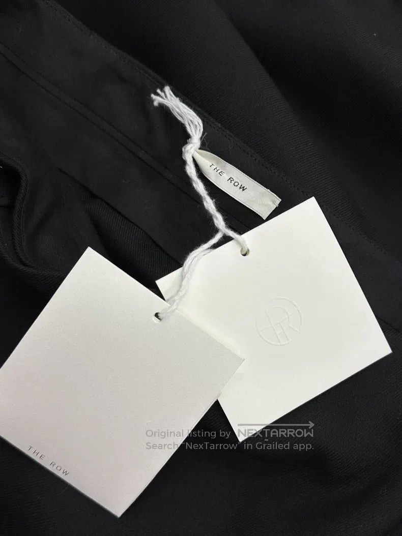 The Row The Row size 0 Black Slim Fit Wool Split Hem Skirt Size 42" / US 20 - 3 Thumbnail
