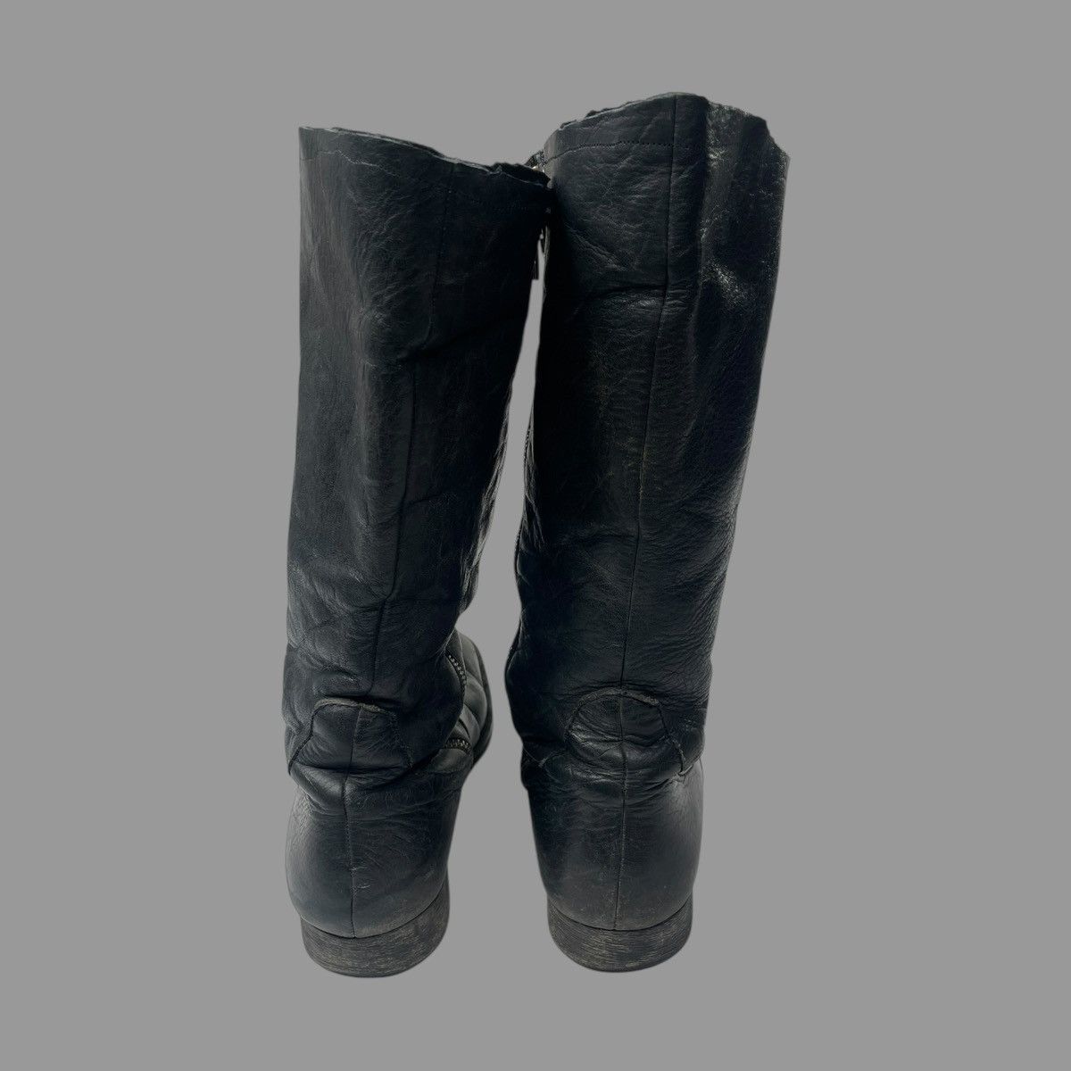 Vintage Vintage 90s leather side zip boots Size US 8 / EU 41 - 5 Thumbnail