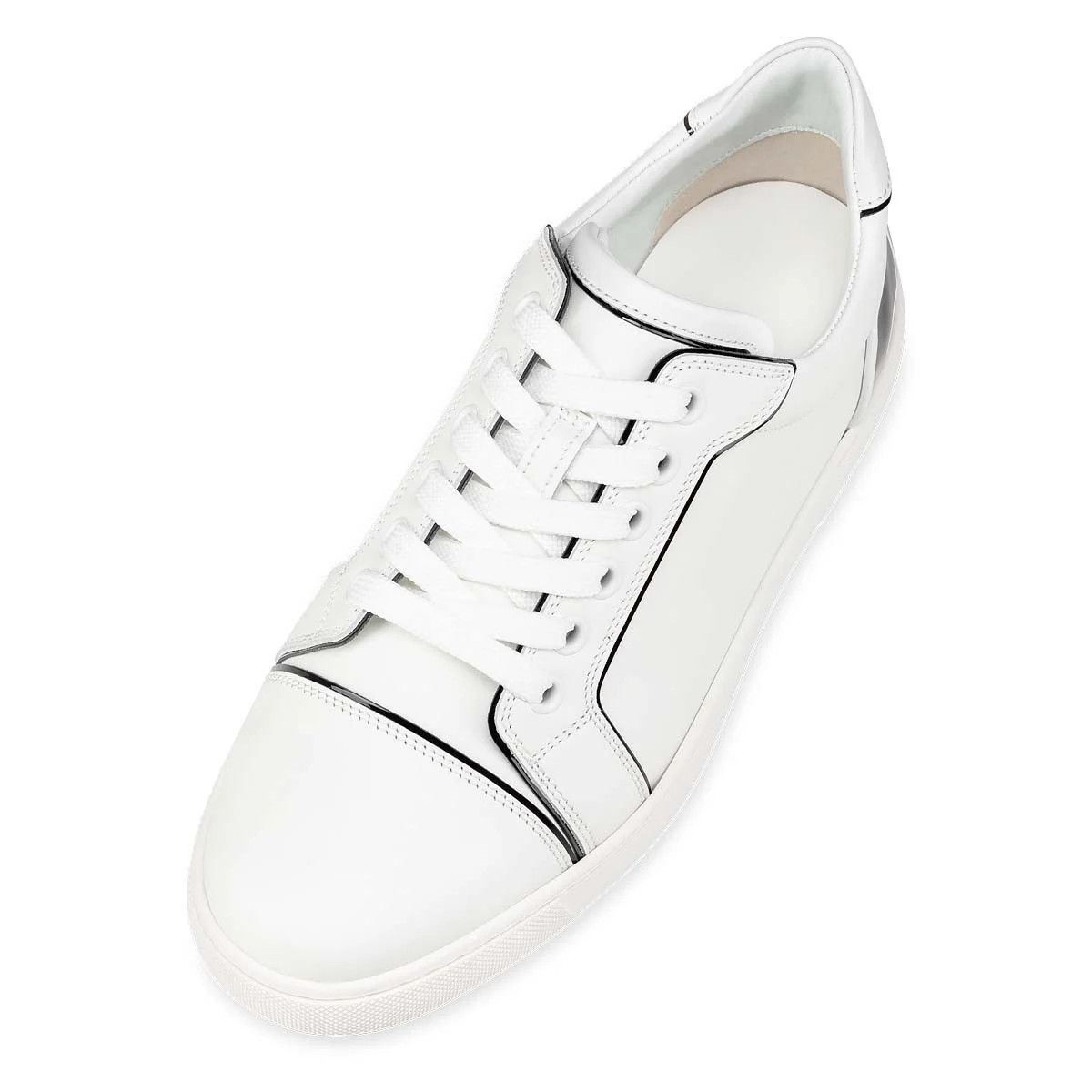 Christian Louboutin os11x0526 Fun Vieira Sneakers in Bianco/Black Size US 11 / IT 41 - 6 Thumbnail