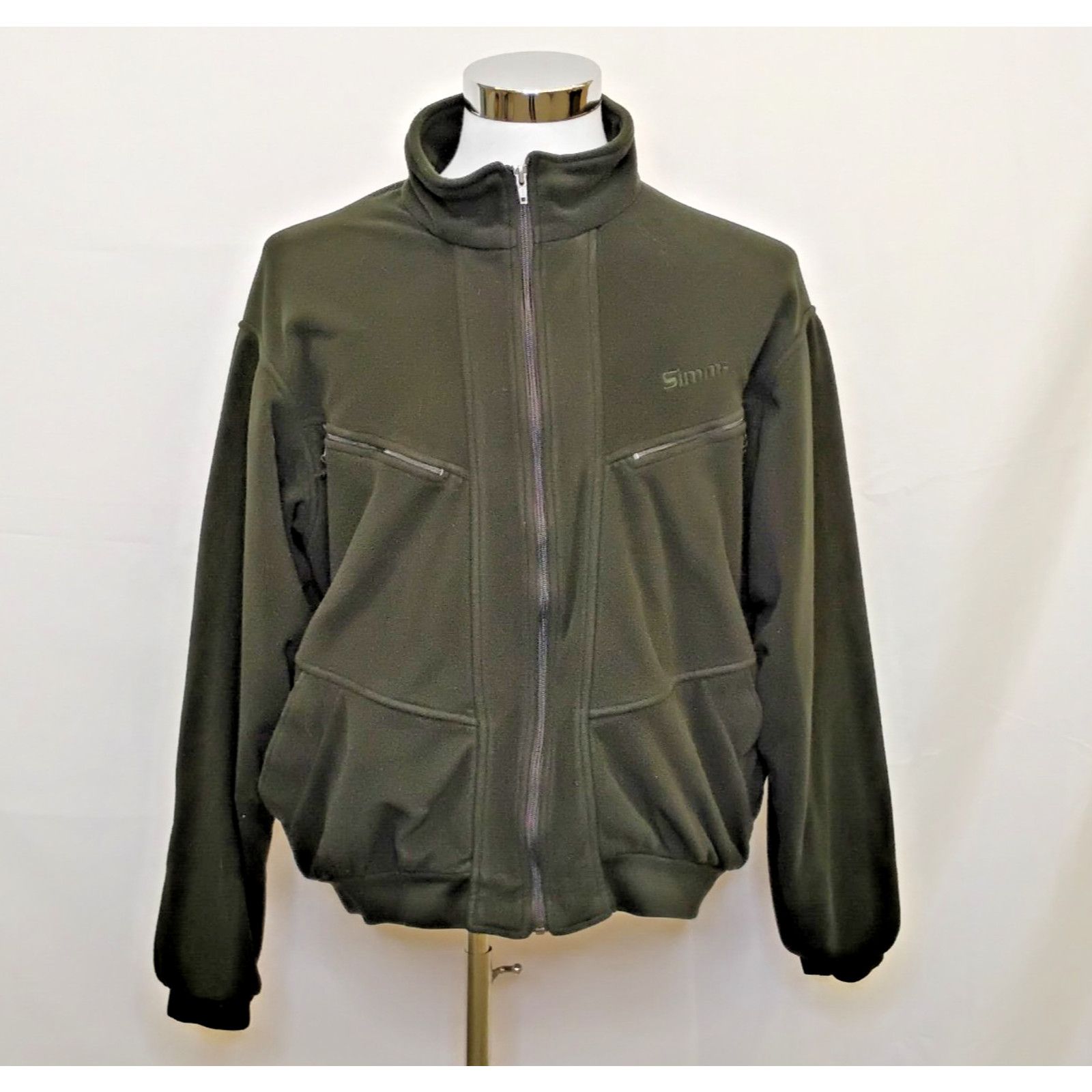 Simms Simms Windstopper Fleece Men's XL Green Full Zip USA Size US XL / EU 56 / 4 - 2 Thumbnail
