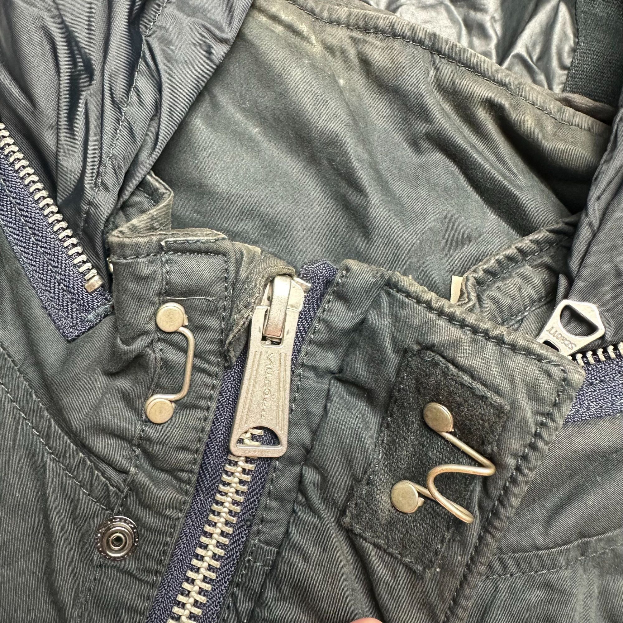 Schott Schott NYC Vintage 90s Military Multi-Pocket Navy Jacket L Size US L / EU 52-54 / 3 - 3 Thumbnail