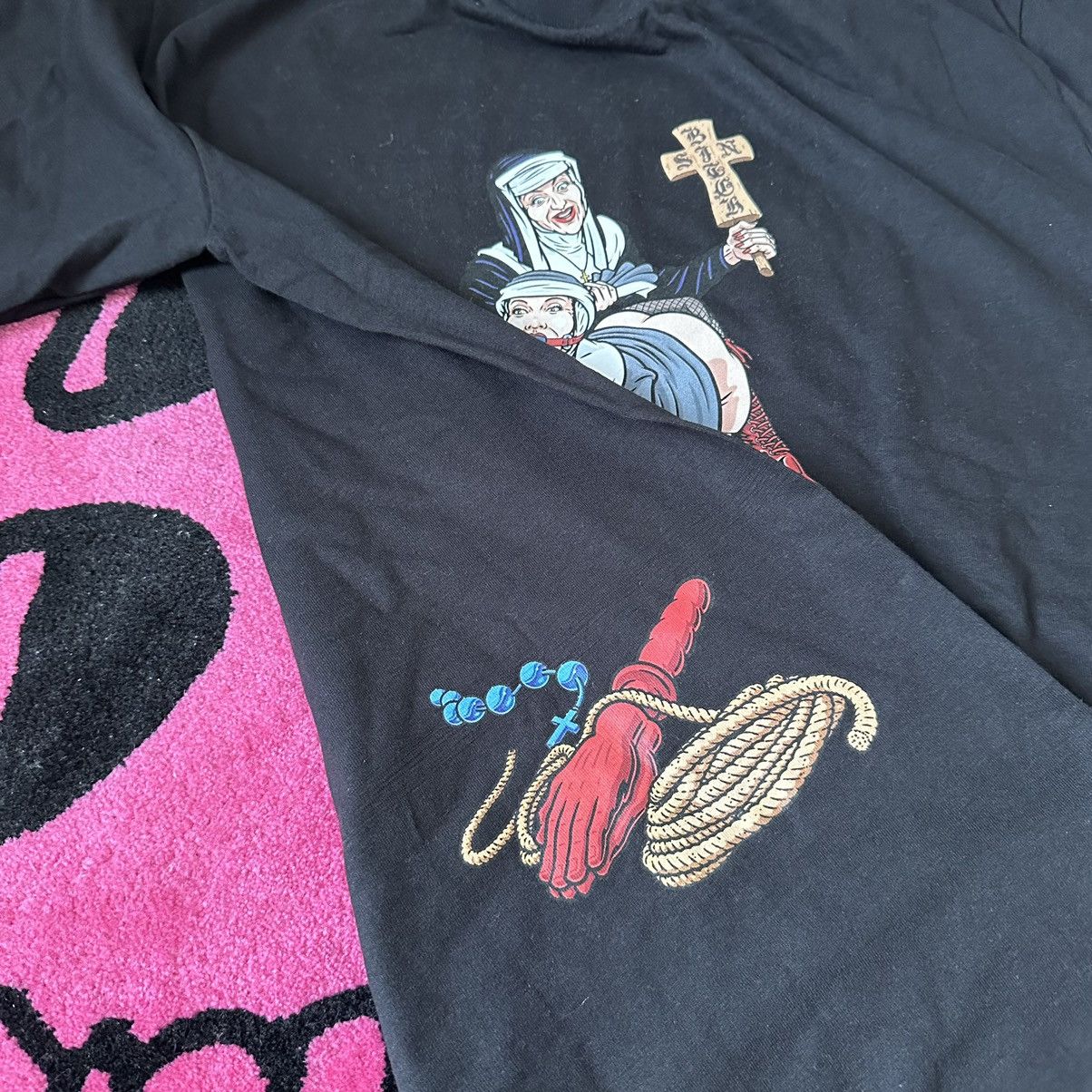 Supreme Supreme Nuns Tee Black Size US XL / EU 56 / 4 - 2 Thumbnail