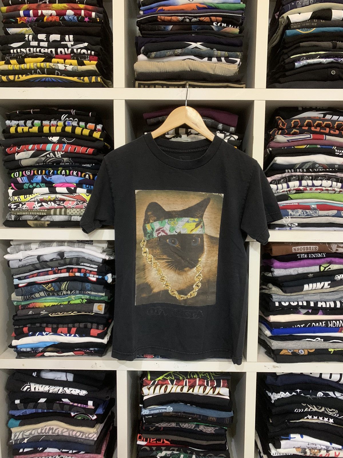 The Difference × Vintage Rapper Cat Ofwgkta Tee Size US S / EU 44-46 / 1 - 2 Thumbnail