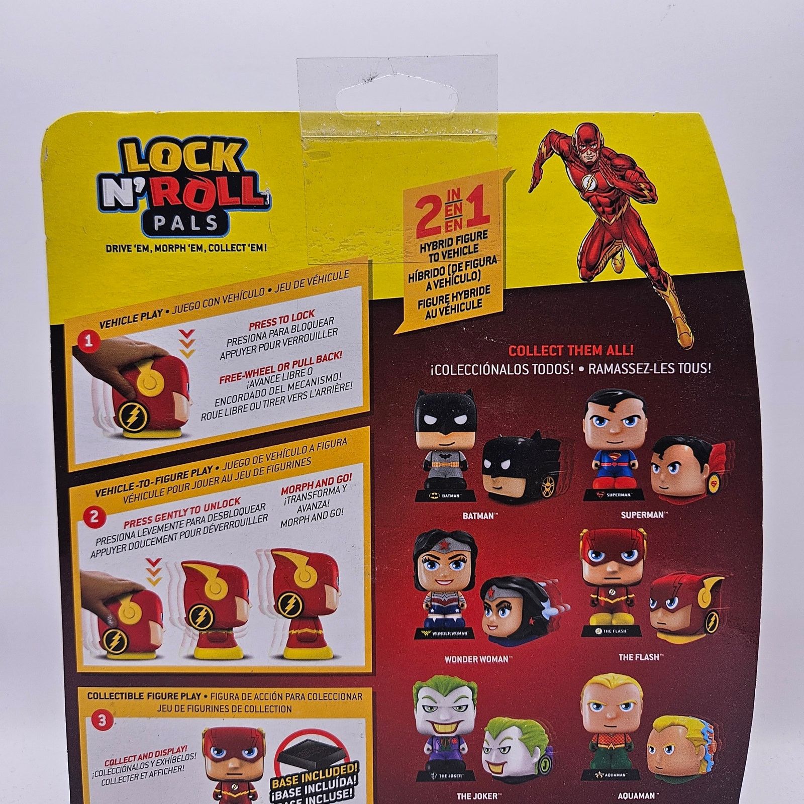 DC Comics LOCK N' PALS 2 IN 1 HYBRID FIGURE VEHICLE ITEM DC THE FLASH Size ONE SIZE - 2 Thumbnail