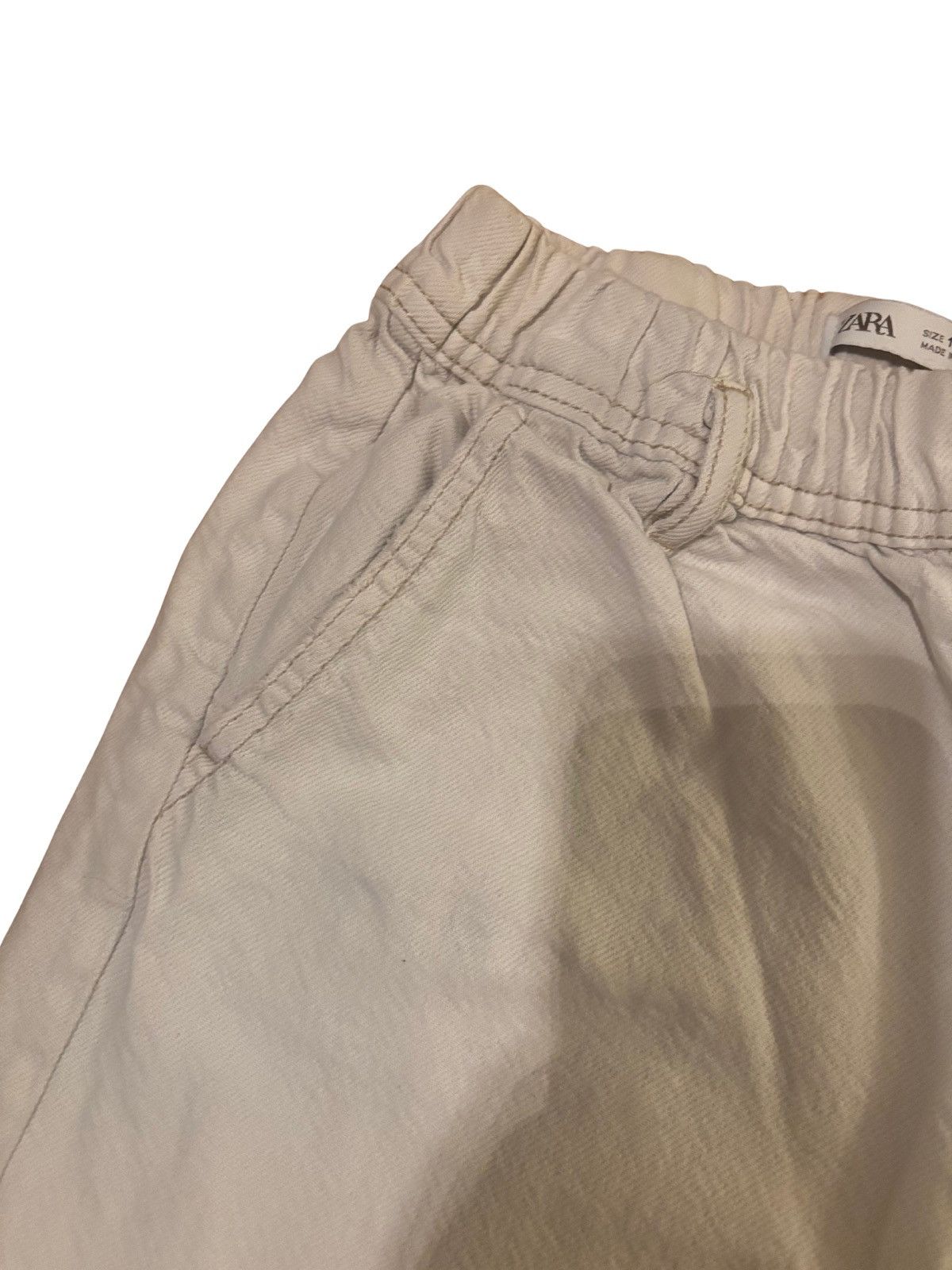 Zara Girls off white Jeans.kp2401 Size 22" - 6 Thumbnail