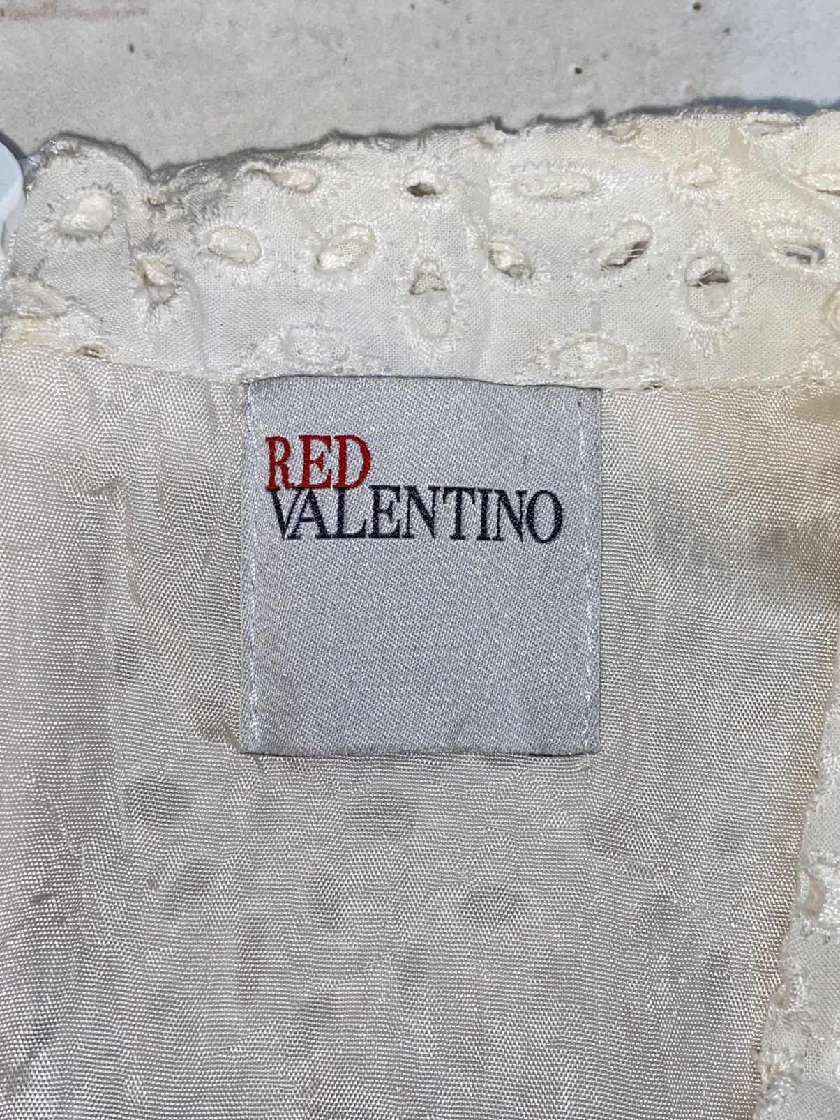 Valentino VALENTINO White Dress Size XS / US 0-2 / IT 36-38 - 6 Thumbnail