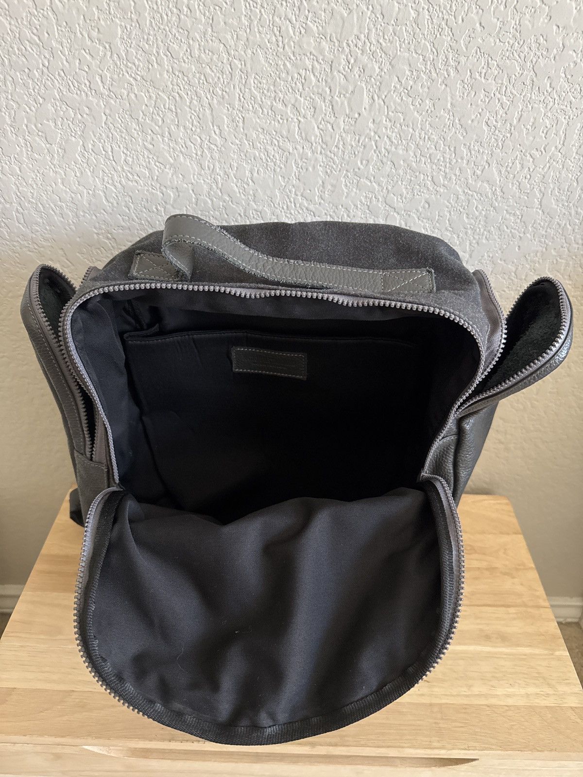 National Standard Charcoal Grey Multi Material Functional Backpack Size ONE SIZE - 9 Thumbnail