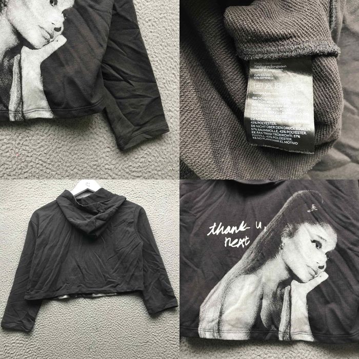 H M Ariana Grande H M Crop Sweatshirt Hoodie Women s Girls 8 10