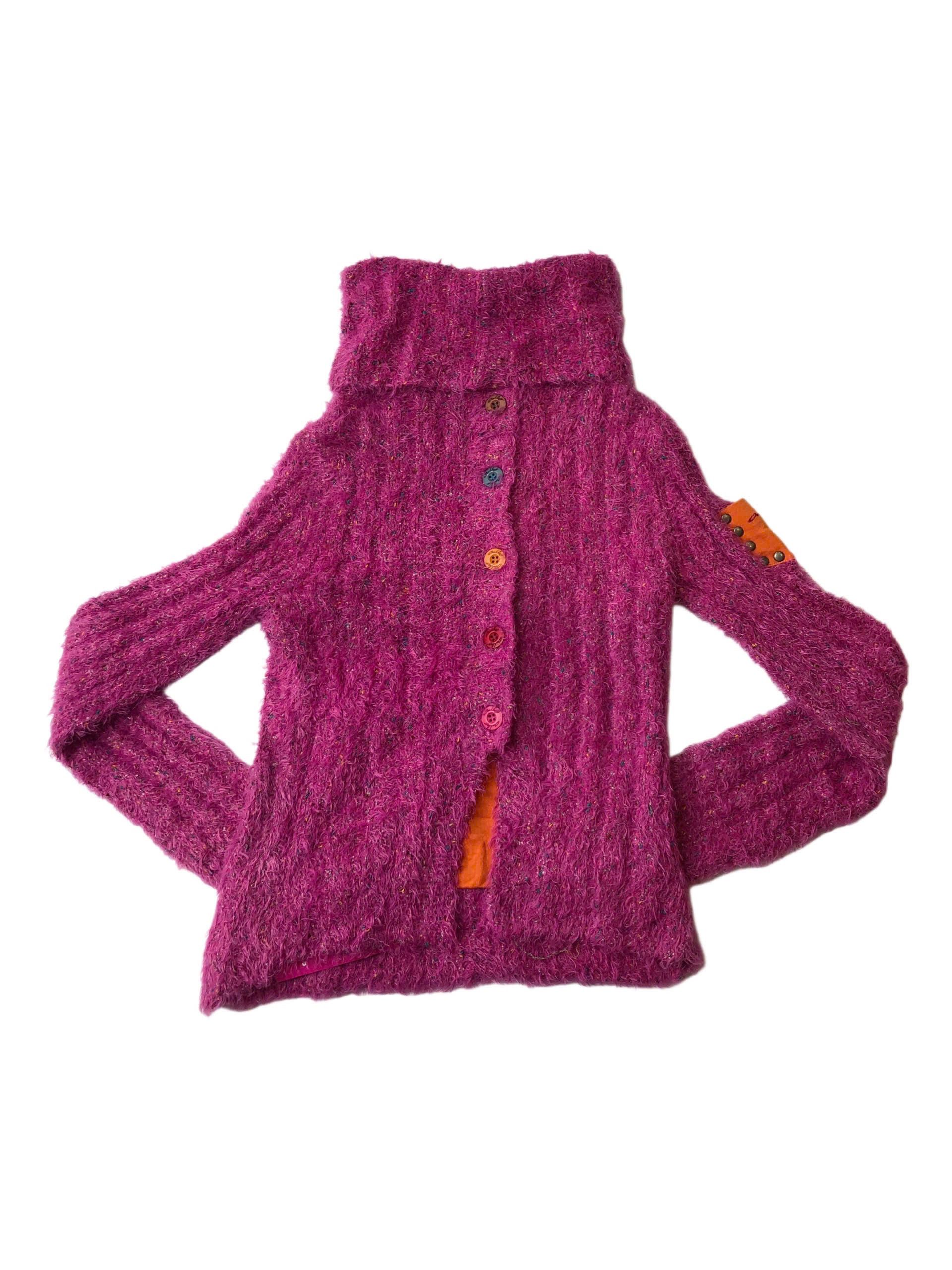 Oakley Oakley fuzzy ribbed turtleneck sweater Size XS / US 0-2 / IT 36-38 - 2 Thumbnail