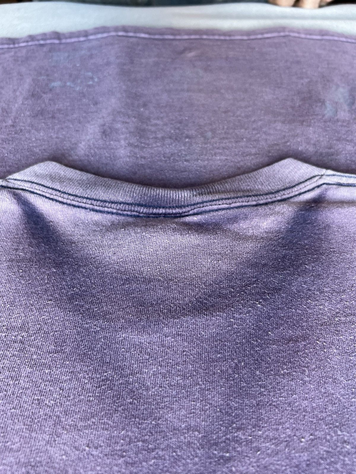 Vintage Sunfaded Plum Long Sleeve Tee — Vintage 1990s Size US L / EU 52-54 / 3 - 5 Thumbnail