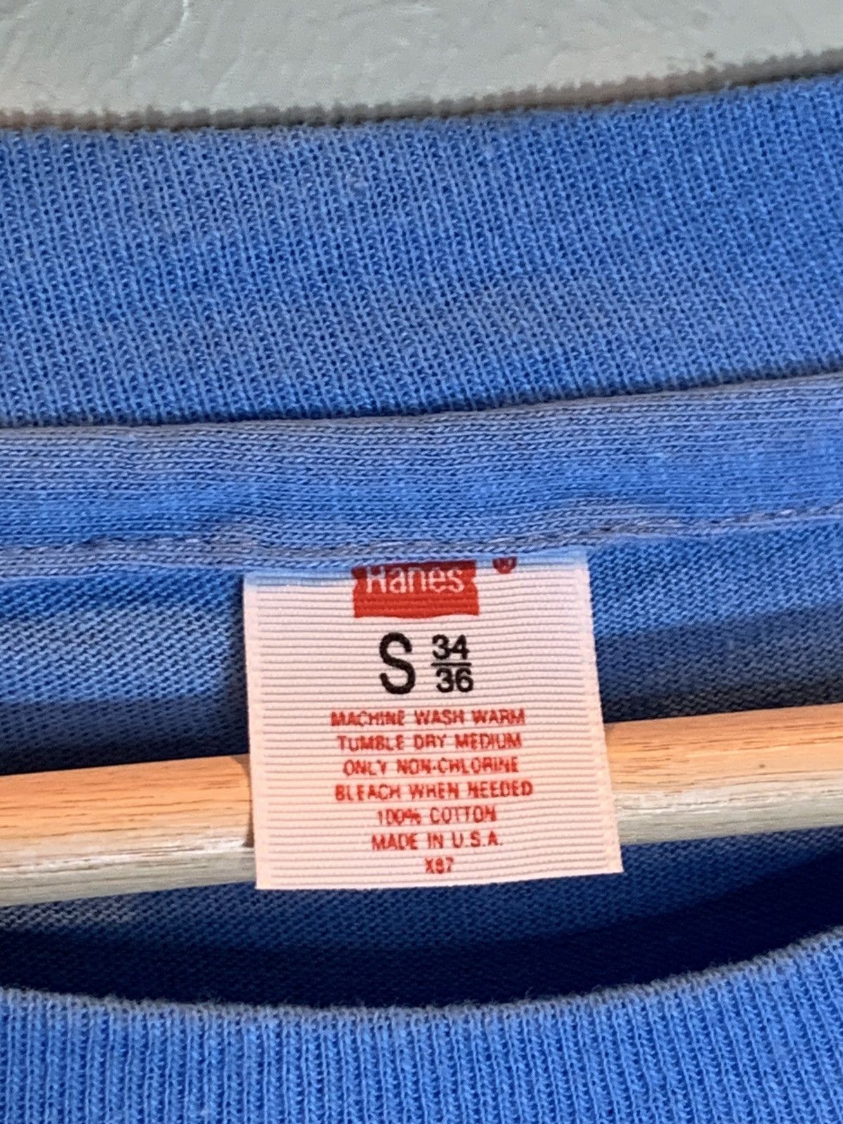 Vintage RARE* Vintage 70’s Single Stitch USA-Made Blank Pocket Shirt Size US S / EU 44-46 / 1 - 8 Thumbnail
