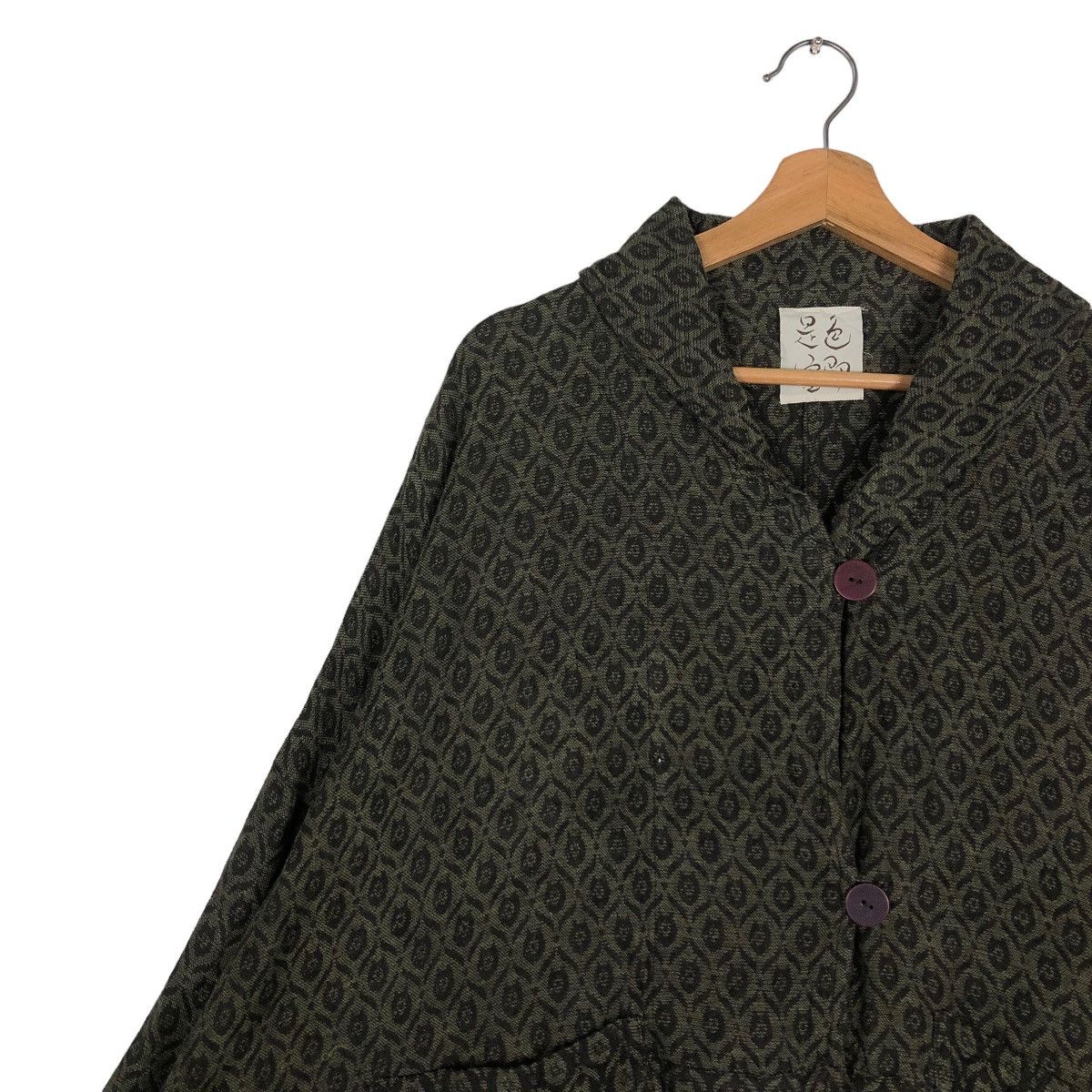 45rpm 📌VINTAGE CROPPED BIKER TRADITIONAL DESIGN KIMONO JACKET Size US M / EU 48-50 / 2 - 7 Thumbnail