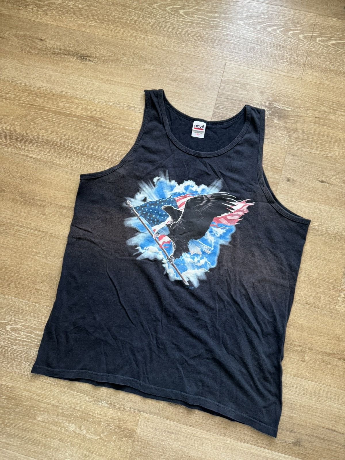Other Majestic Eagle Holding American Flag Patriotic Tank Top XL Size US XL / EU 56 / 4 - 9 Thumbnail