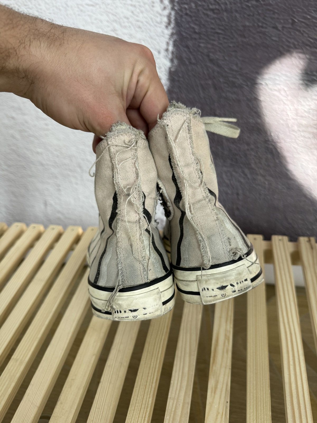 Converse Converse All star Chuck Taylor white striped sneakers Size US 9.5 / EU 42-43 - 9 Thumbnail