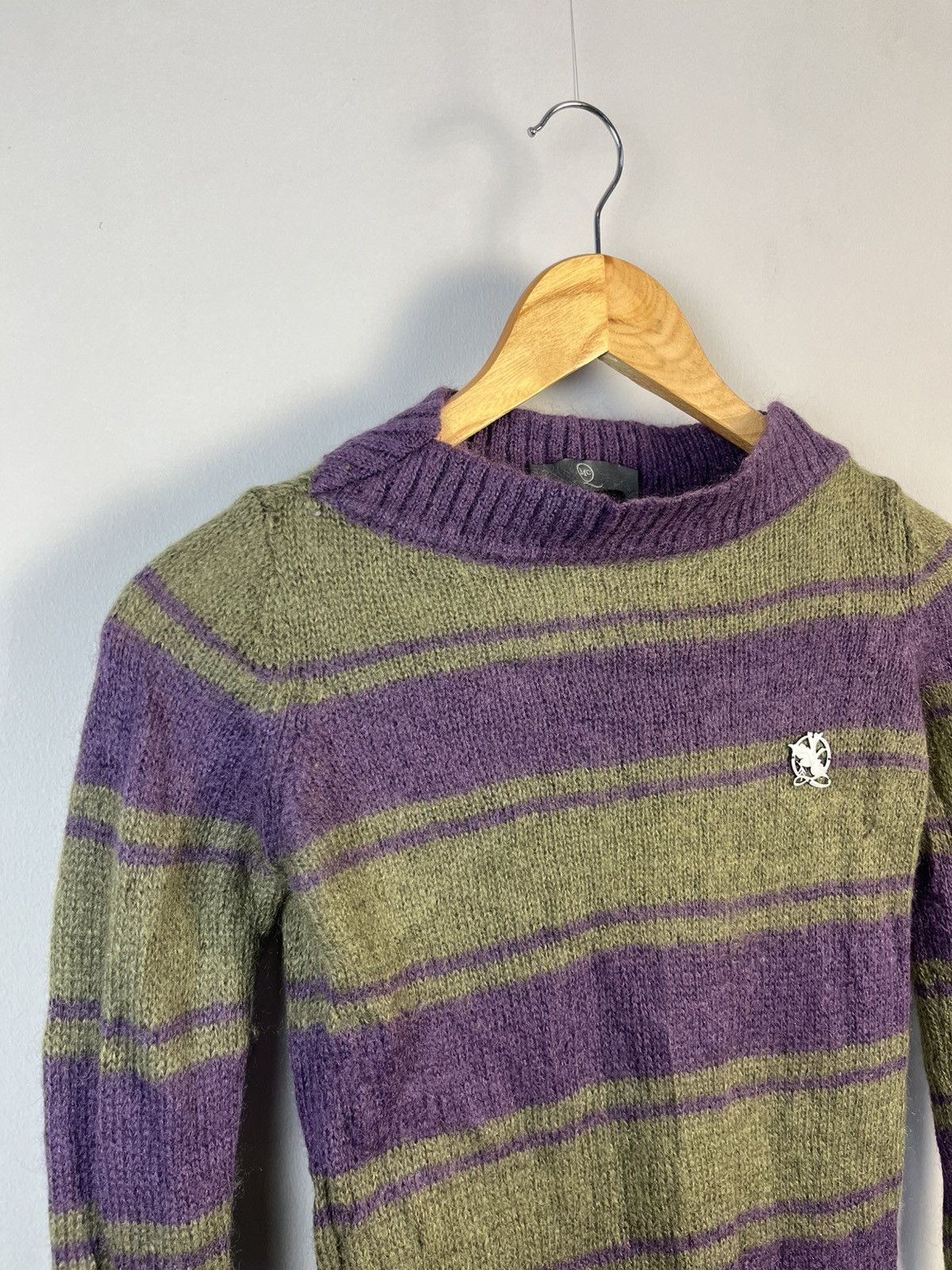 Alexander McQueen × McQ Alexander McQueen Alexander McQueen MCQ Luxury Mohair & Wool Sweater Italy Size XS / US 0-2 / IT 36-38 - 2 Thumbnail