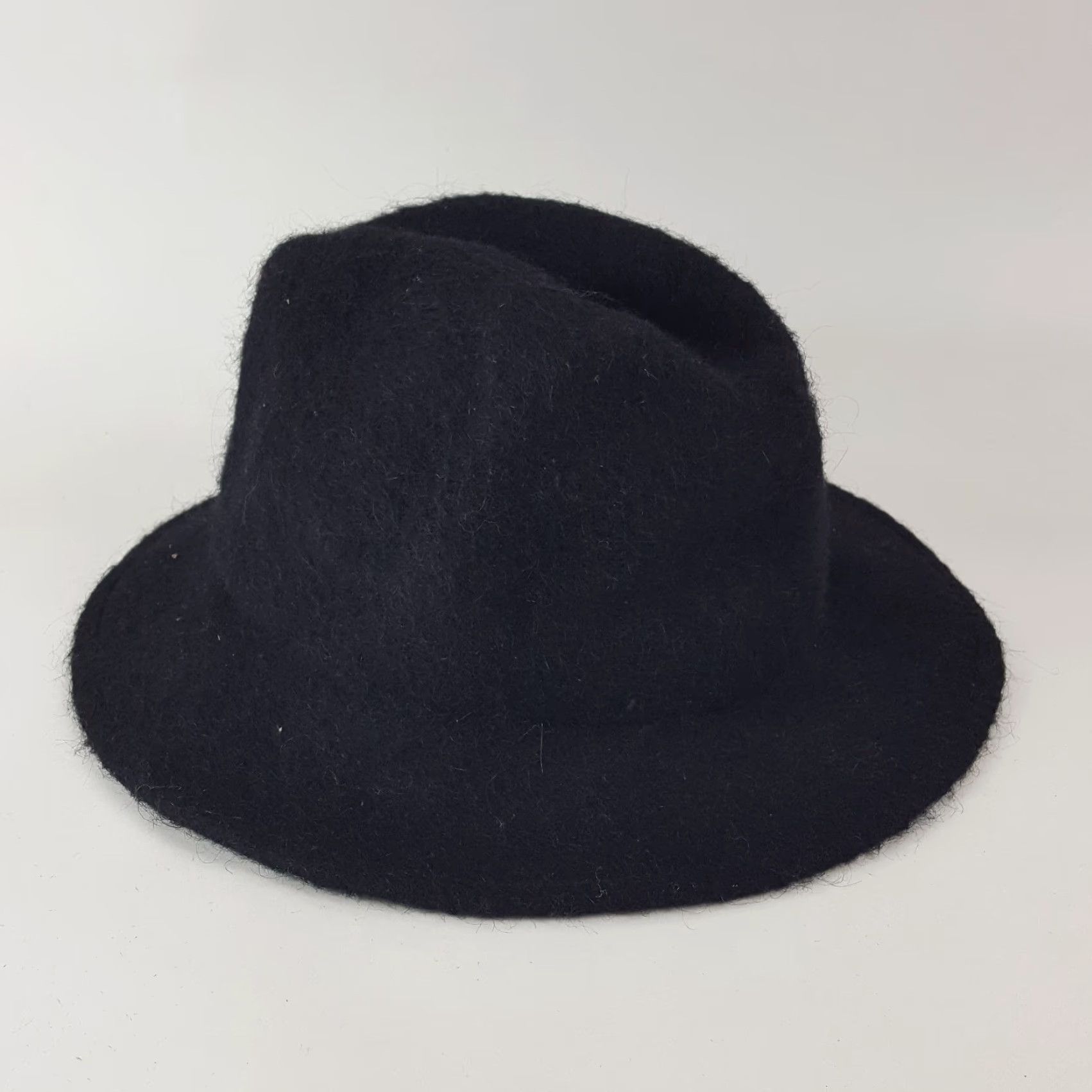 Vintage VINTAGE 60s Mahara Mohair Fedora Hat Black Men's Size M Grunge Casual Fashion Size ONE SIZE - 3 Thumbnail