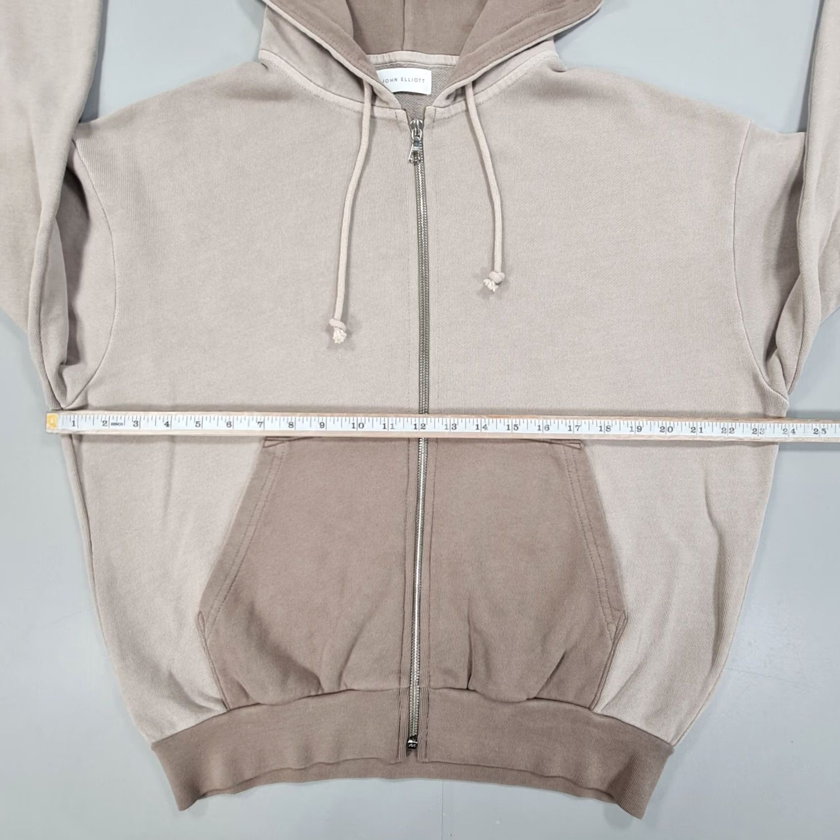 John Elliott John Elliott Mens Tracksuit Set Beige XS Hoodie Full Zip Joggers Cotton Size US XS / EU 42 / 0 - 7 Thumbnail