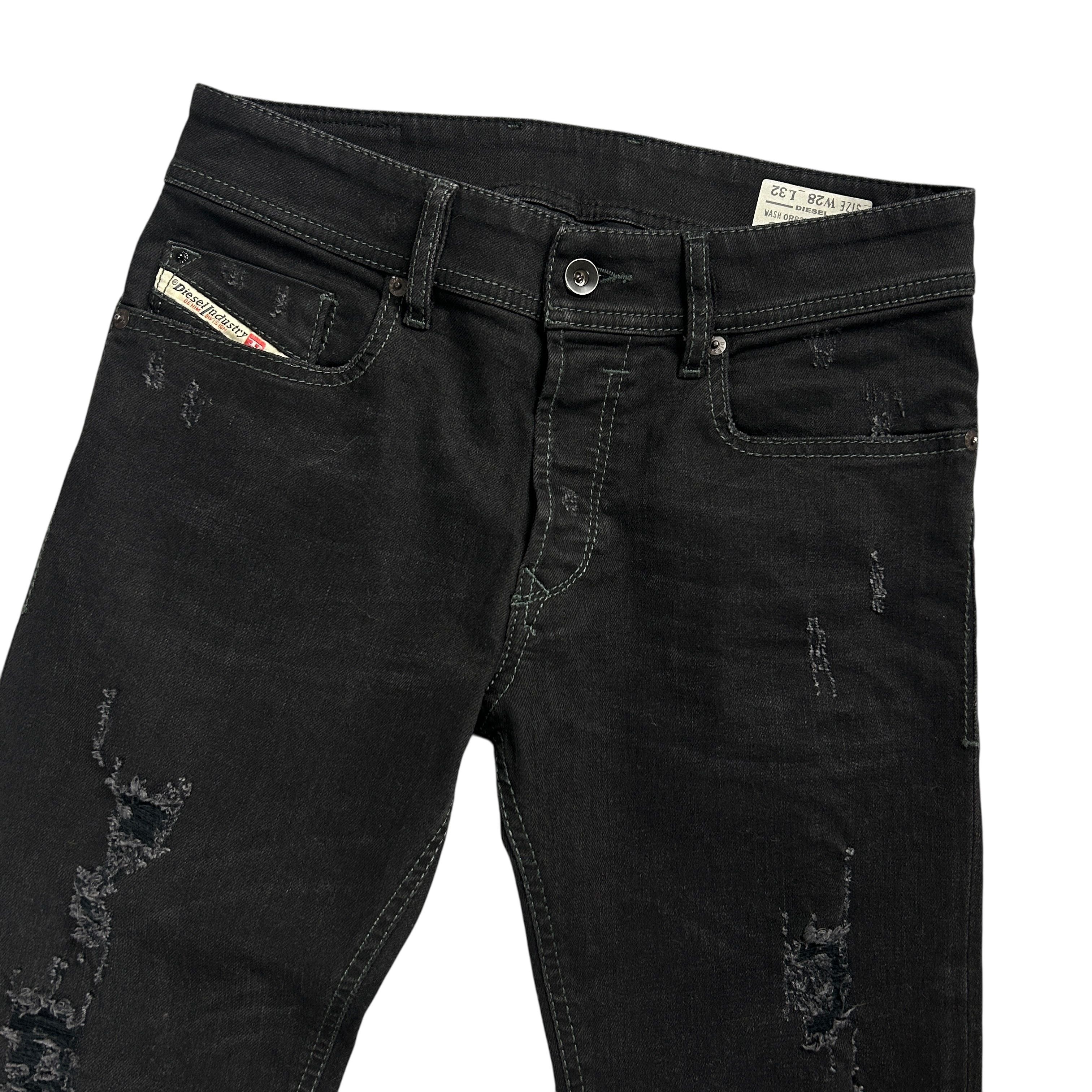 Diesel Diesel Sleenker Slim Skinny Stretch Black Denim W28L32 Size US 28 / EU 44 - 3 Thumbnail