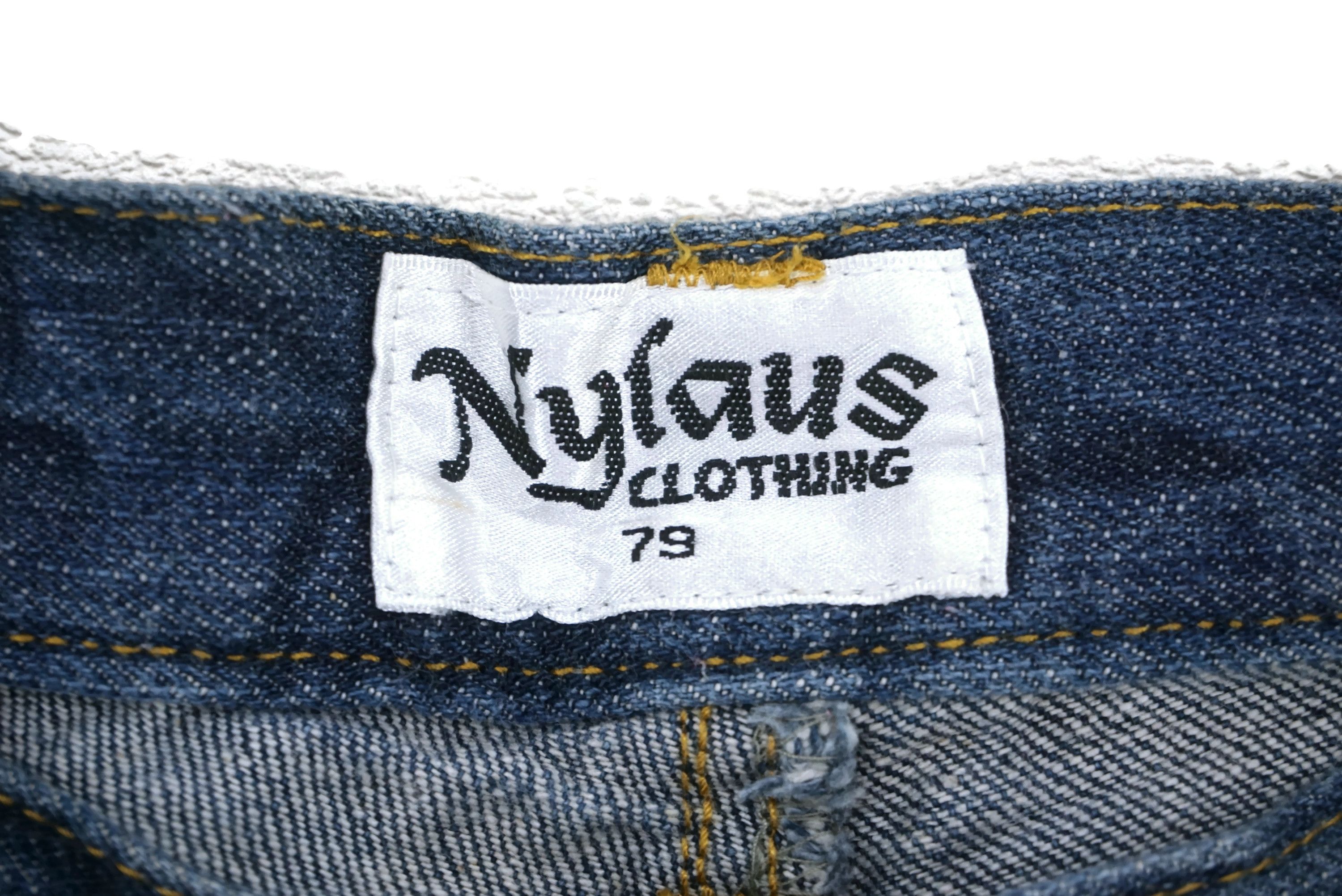 Japanese Brand Nylaus Jeans Size W31xL24.5 Double Waist Cropped Jorts Denim Size US 31 - 8 Thumbnail