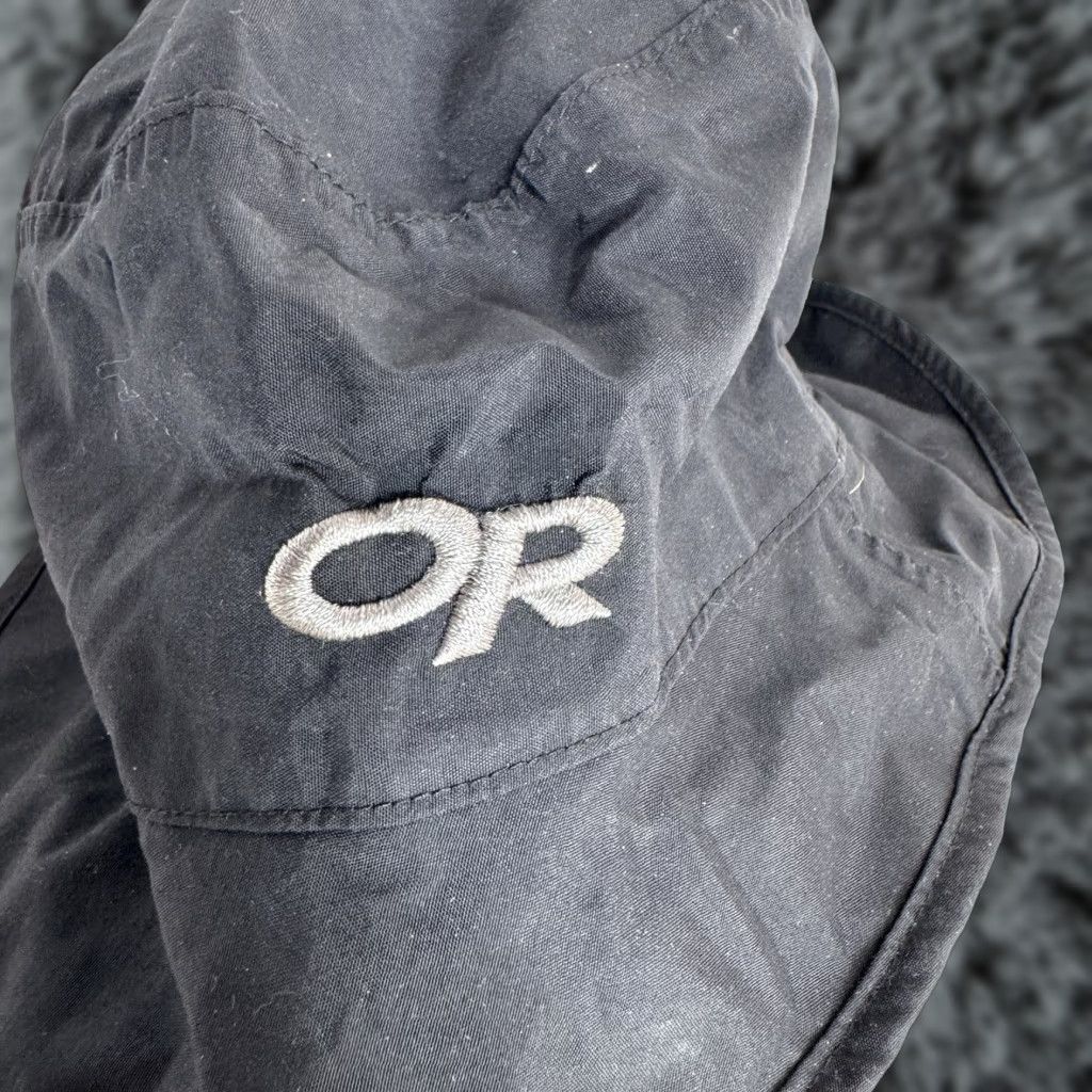 Outdoor Research Outdoor Research OR Hat Waterproof Rain Bucket Black Large Men's Bucket Hat UV Water Resistant Wide Brim Size ONE SIZE - 1 Thumbnail