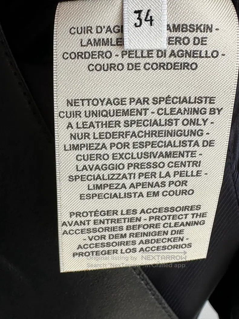 Hermes Hermes Black leather jacket Size XXS / US 00 / IT 34 - 4 Thumbnail