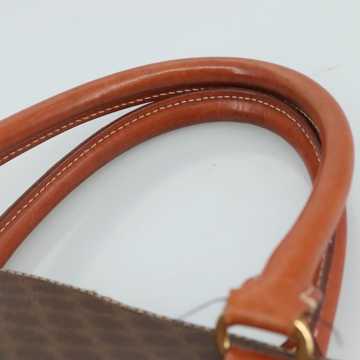 Celine CELINE Macadam Canvas Hand Bag Pvc Leather Brown Gold Size ONE SIZE - 14 Thumbnail