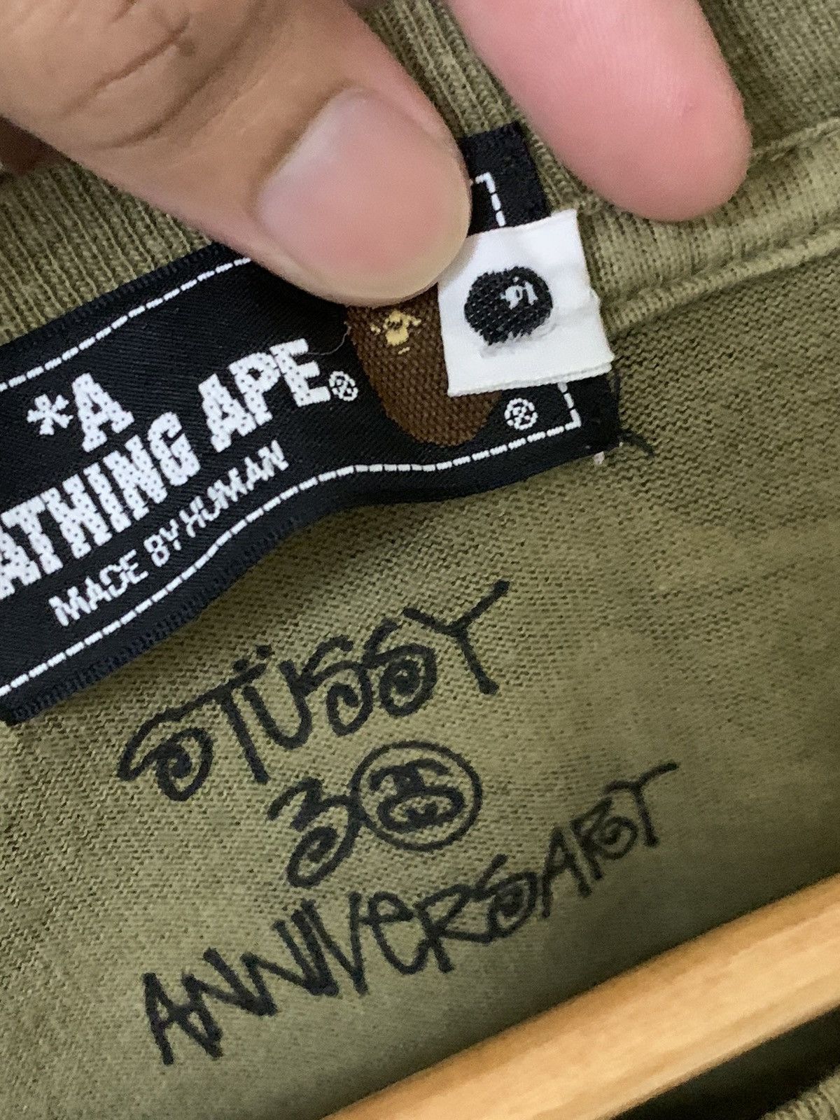 Bape × Stussy Bape X Stussy 30th Anniversary 1st Camo Tee Size US L / EU 52-54 / 3 - 4 Thumbnail