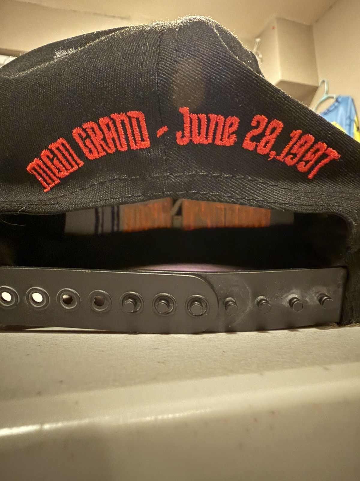 Vintage 1997 holyfield mike tyson 2 the sound of fury ear bite hat Size ONE SIZE - 2 Thumbnail