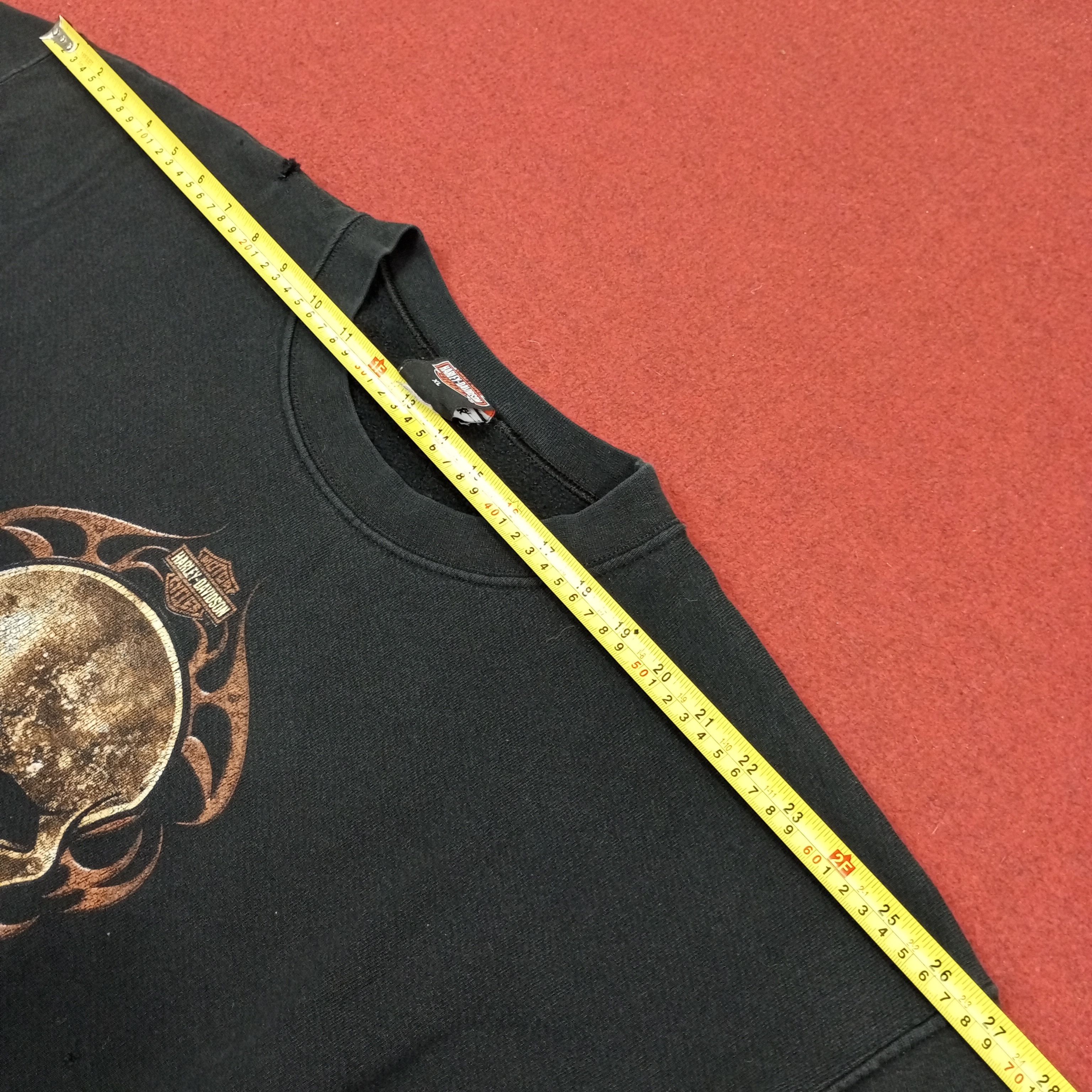 Harley Davidson × Vintage Harley Davidson Skulls Design Sweatshirt c221n23 Size US XL / EU 56 / 4 - 14 Thumbnail