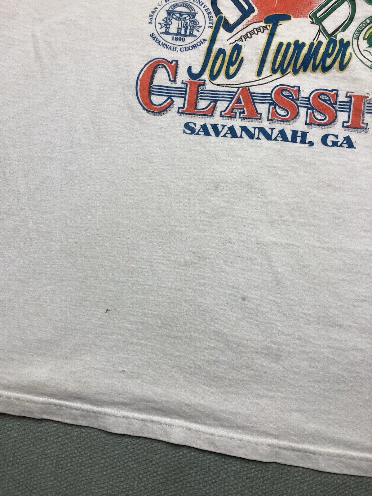 Fruit Of The Loom × Vintage t shirt joe turner classic SSU NSU black college Georgia XL Size US XL / EU 56 / 4 - 2 Thumbnail