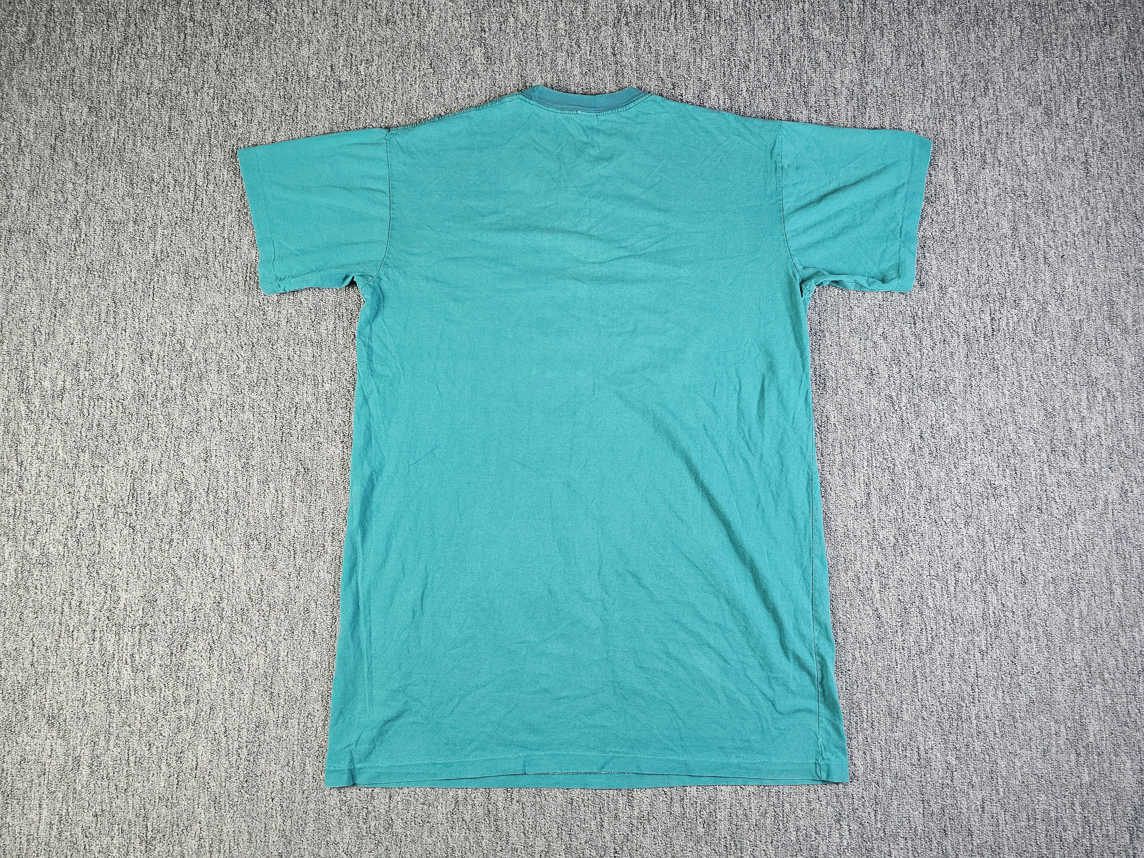 Other Vintage 90s Calvin Hobbes Single Stitch Tee Teal XL Football Size US XL / EU 56 / 4 - 3 Thumbnail