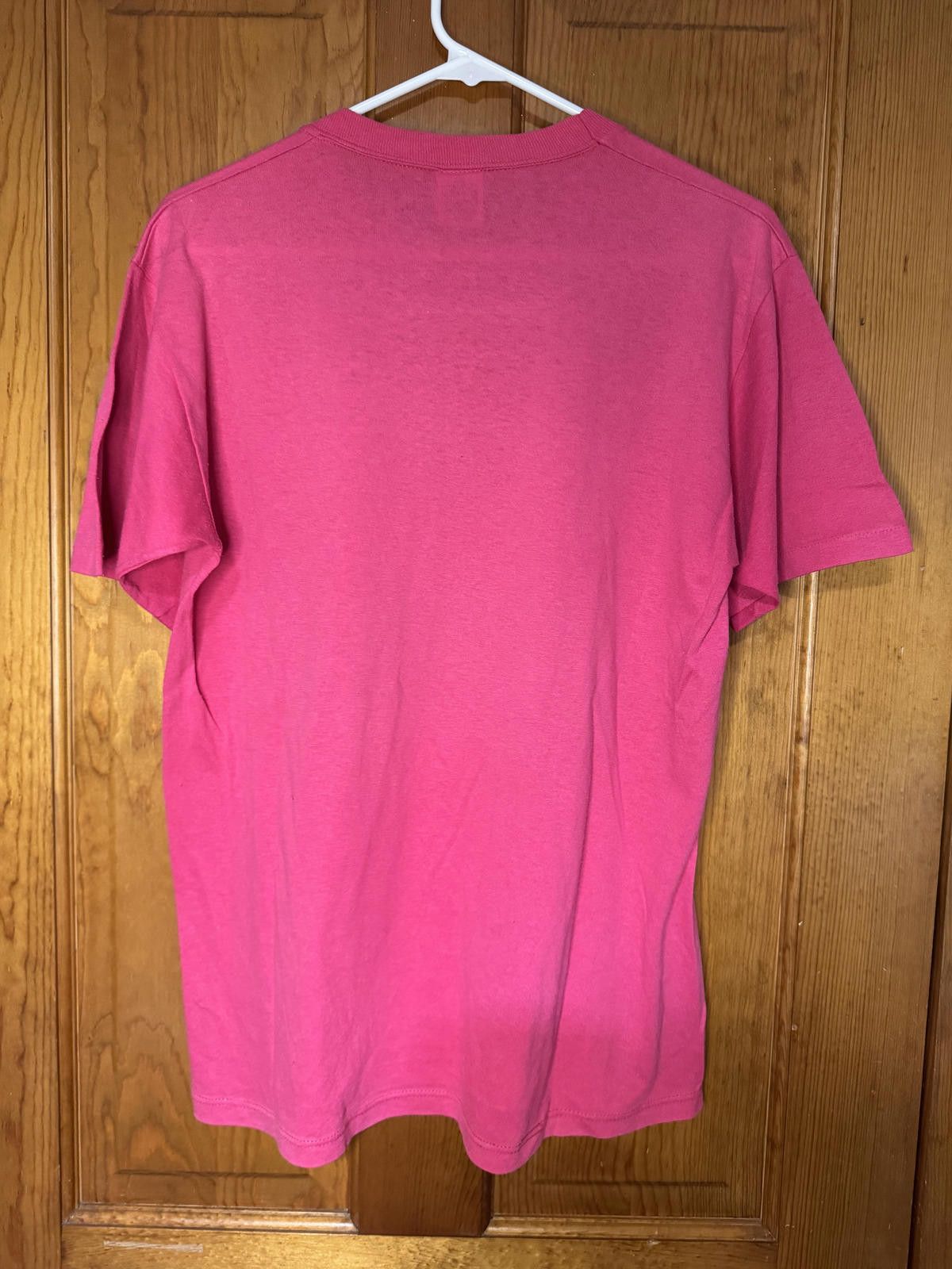 Jerzees Jerzees Men's Pink 'Stay Alive!' Graphic T-Shirt Size ONE SIZE - 2 Thumbnail