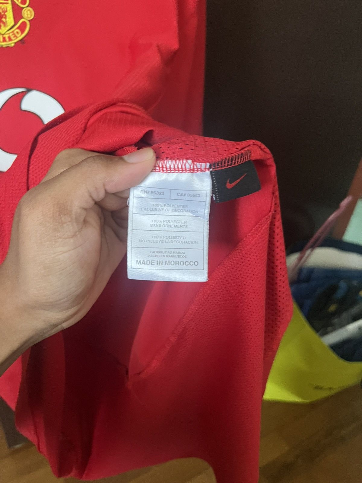 Nike MAN UTD 2005/06 HOME | RONALDO 7 Size US L / EU 52-54 / 3 - 6 Thumbnail